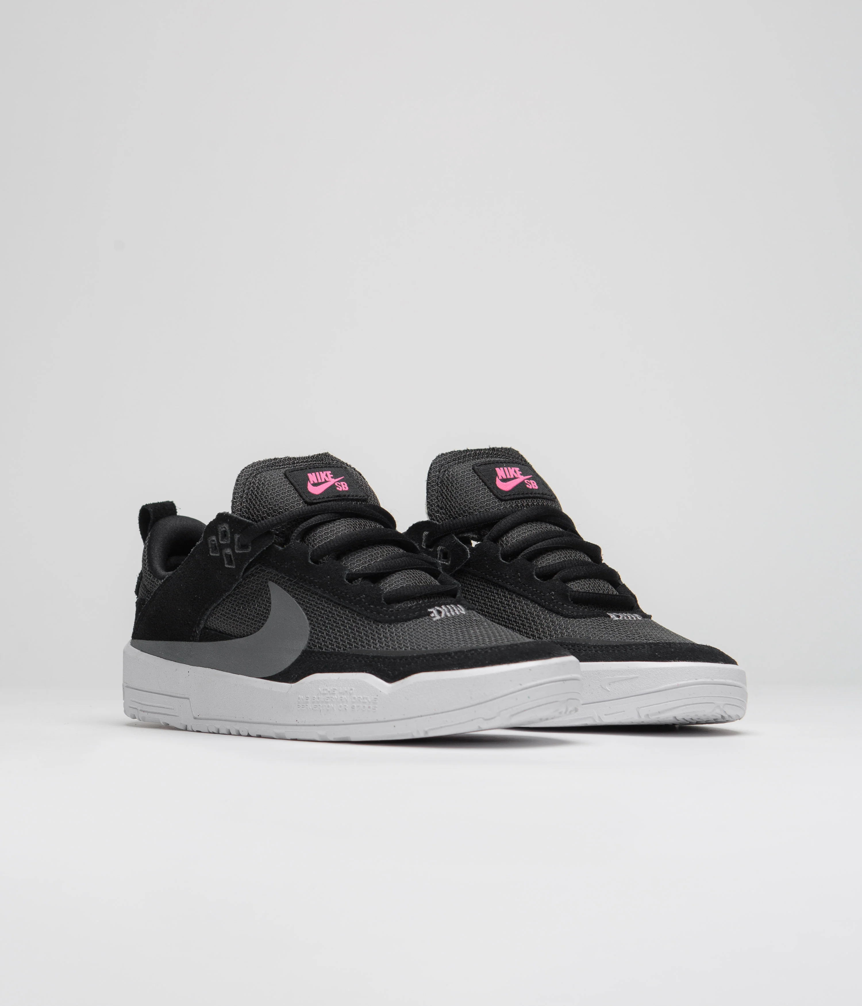 Nike SB Kids Day One Shoes - Black / Cool Grey - Anthracite - Alchemy Pink - Image 2