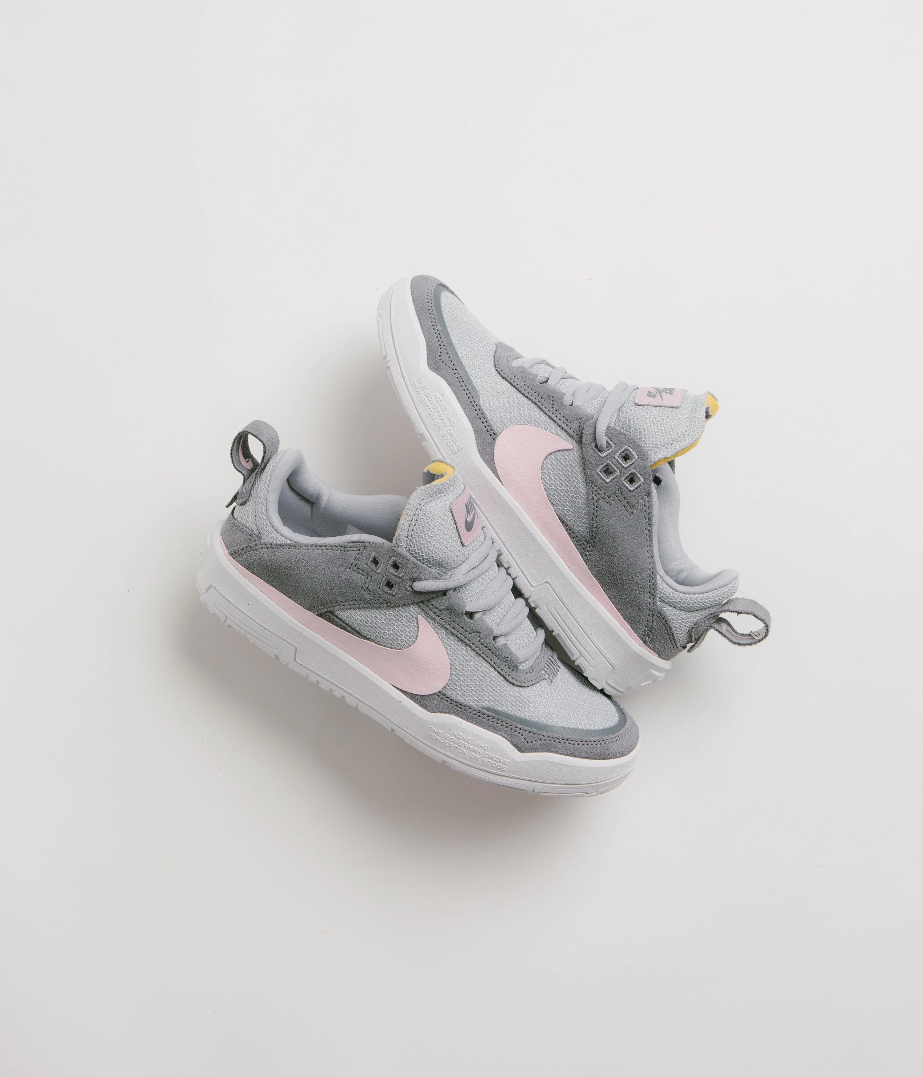 Nike SB Kids Day One Shoes - Cool Grey / Pink Foam - Wolf Grey - Image 2