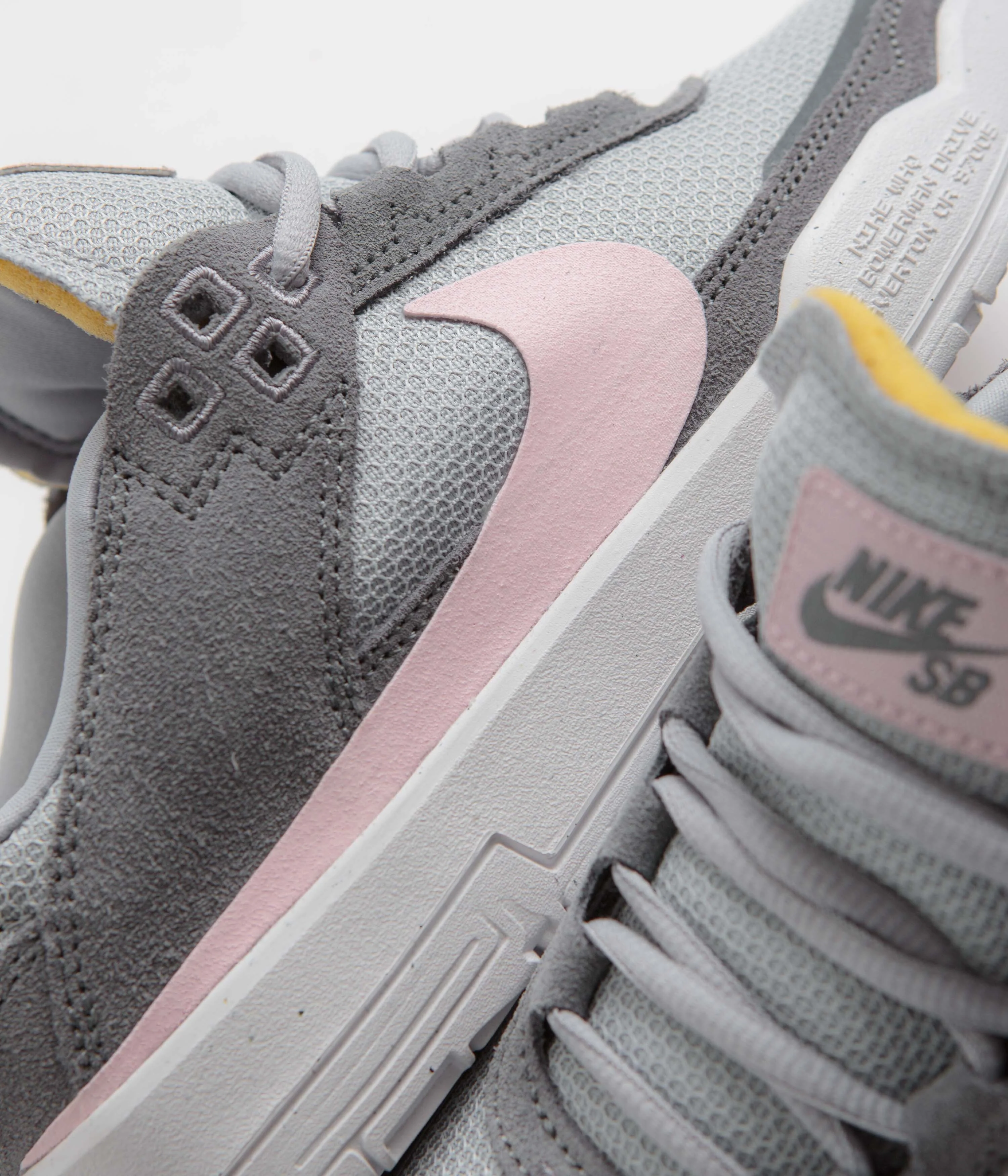 Nike SB Kids Day One Shoes - Cool Grey / Pink Foam - Wolf Grey - Image 6