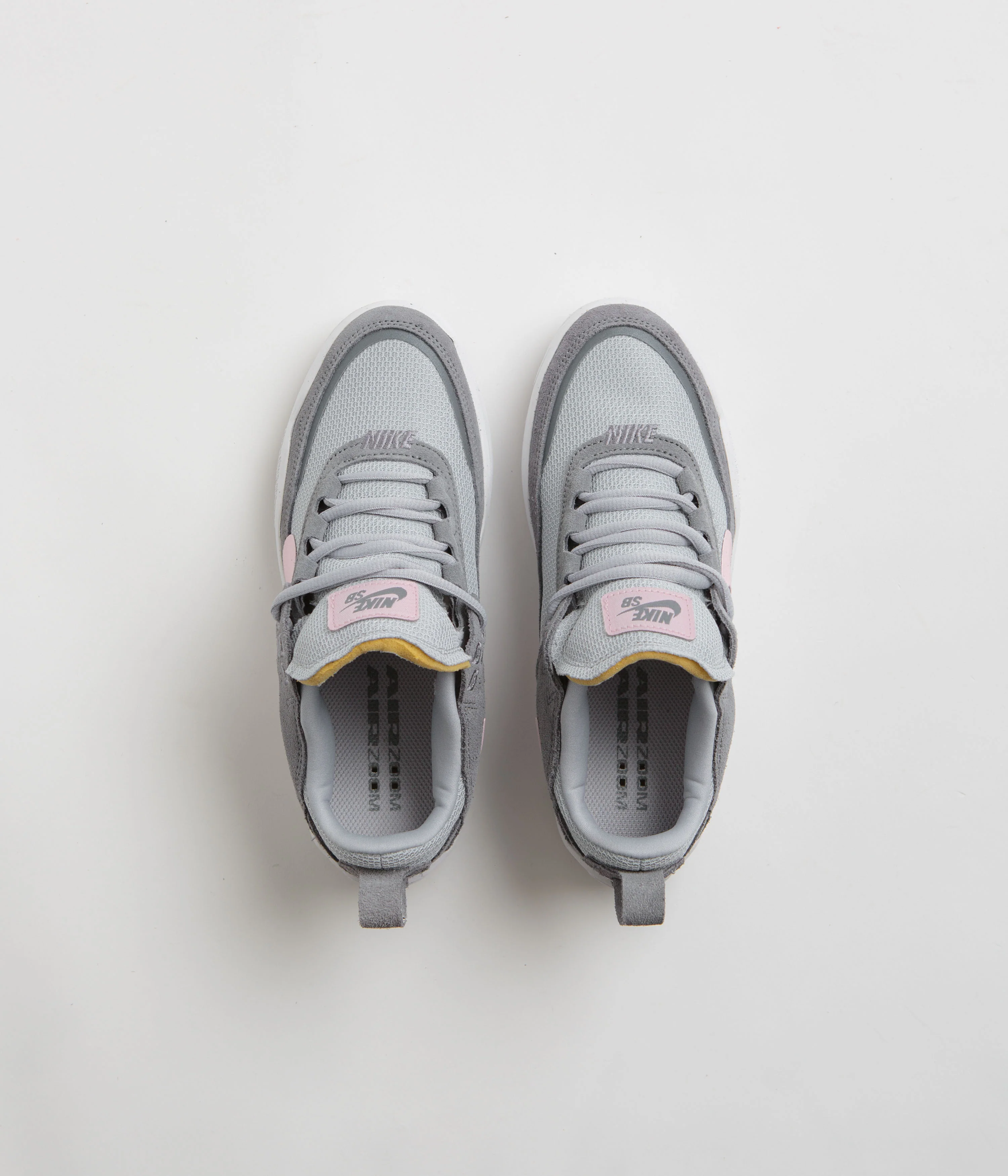Nike SB Kids Day One Shoes - Cool Grey / Pink Foam - Wolf Grey - Image 8