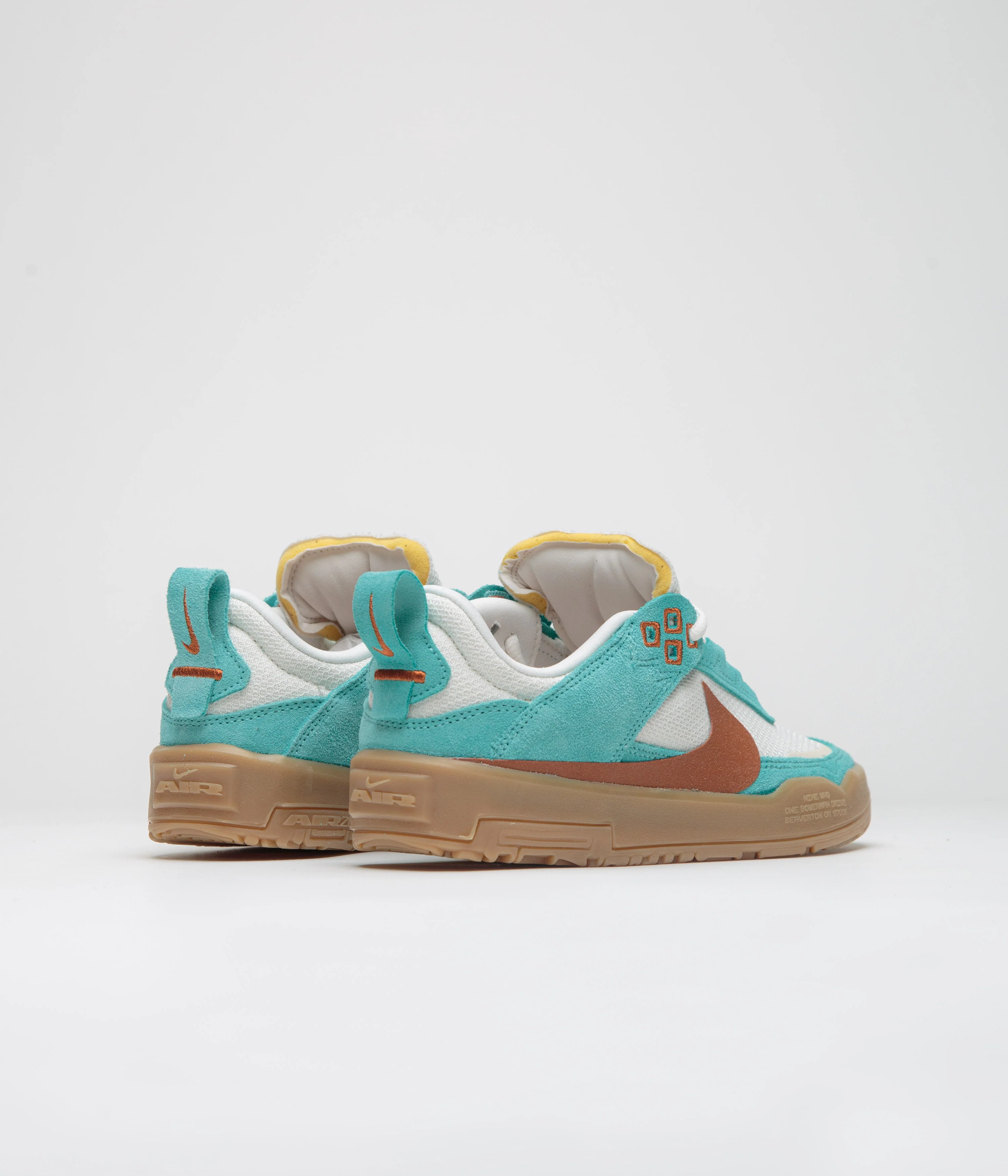 Nike SB Kids Day One Shoes - Green Frost / Dark Russet - Phantom - Image 4