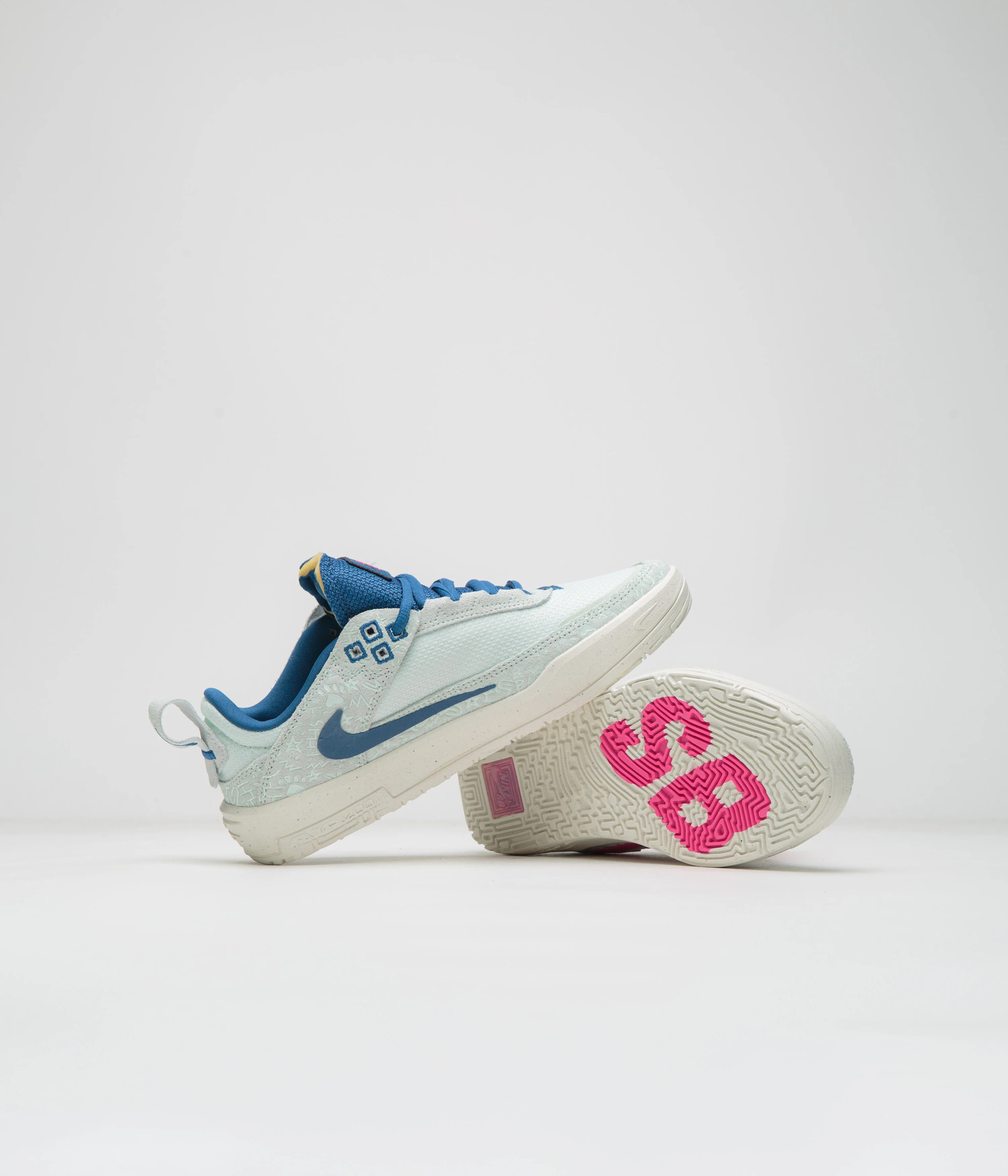 Nike SB Kids Day One Shoes - Sail / Black - Barely Green - Fierce Pink - Image 5
