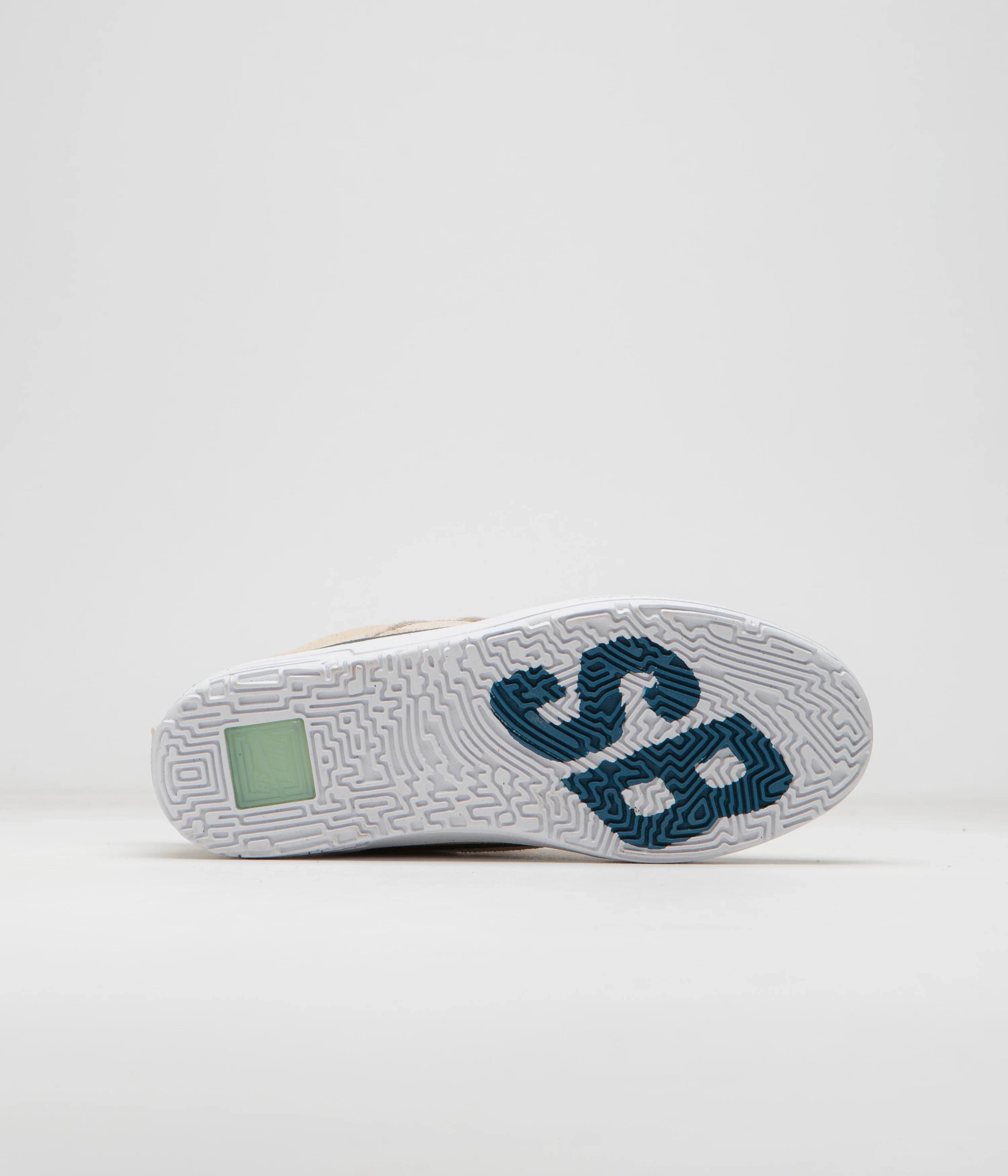 Nike SB Kids Day One Shoes - Sanddrift / Black - Court Blue - Bicoastal - Image 6