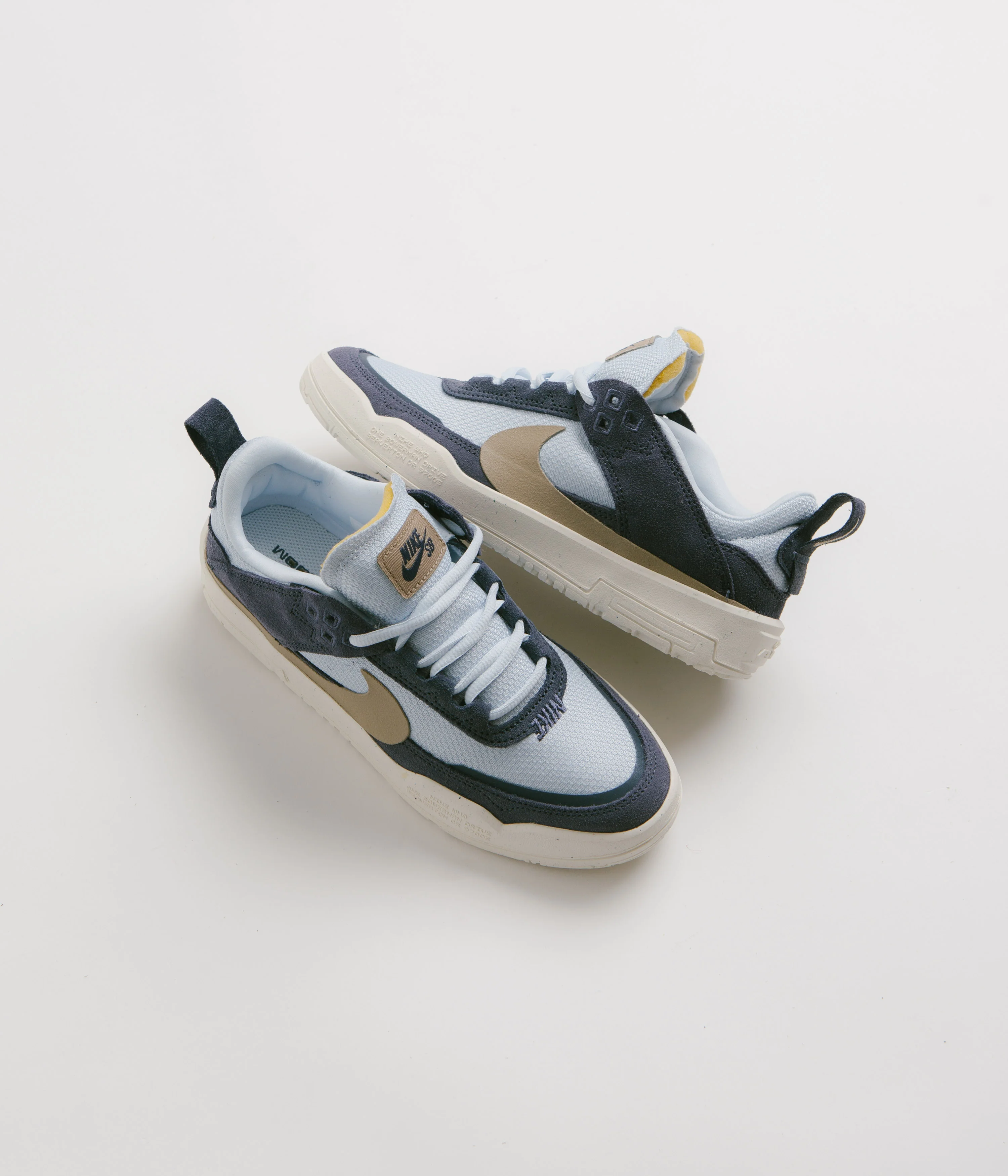 Nike SB Kids Day One Shoes - Thunder Blue / Khaki - Blue Tint - Sail - Image 2