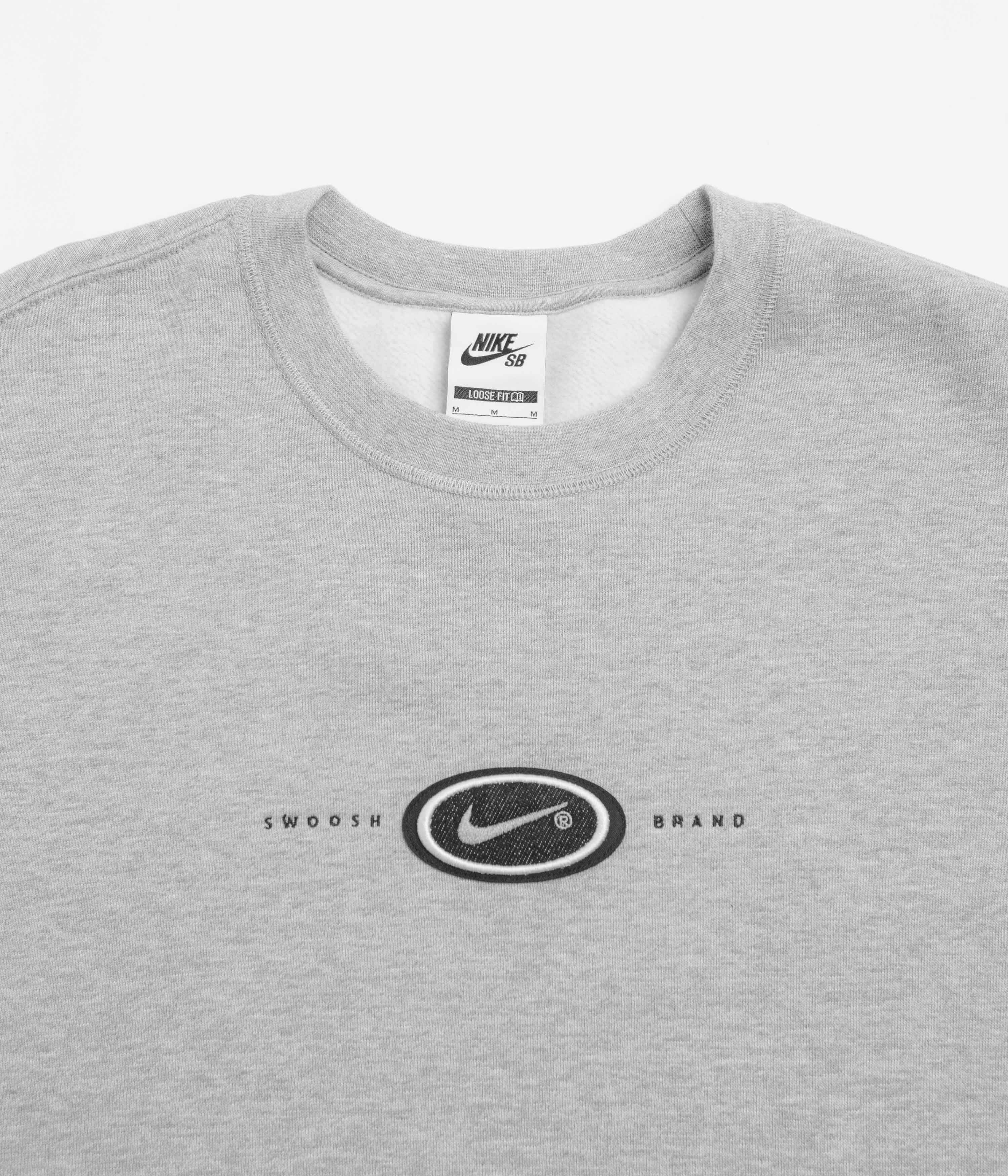 Nike SB Koston Crewneck Sweatshirt - Dark Grey Heather - Image 5