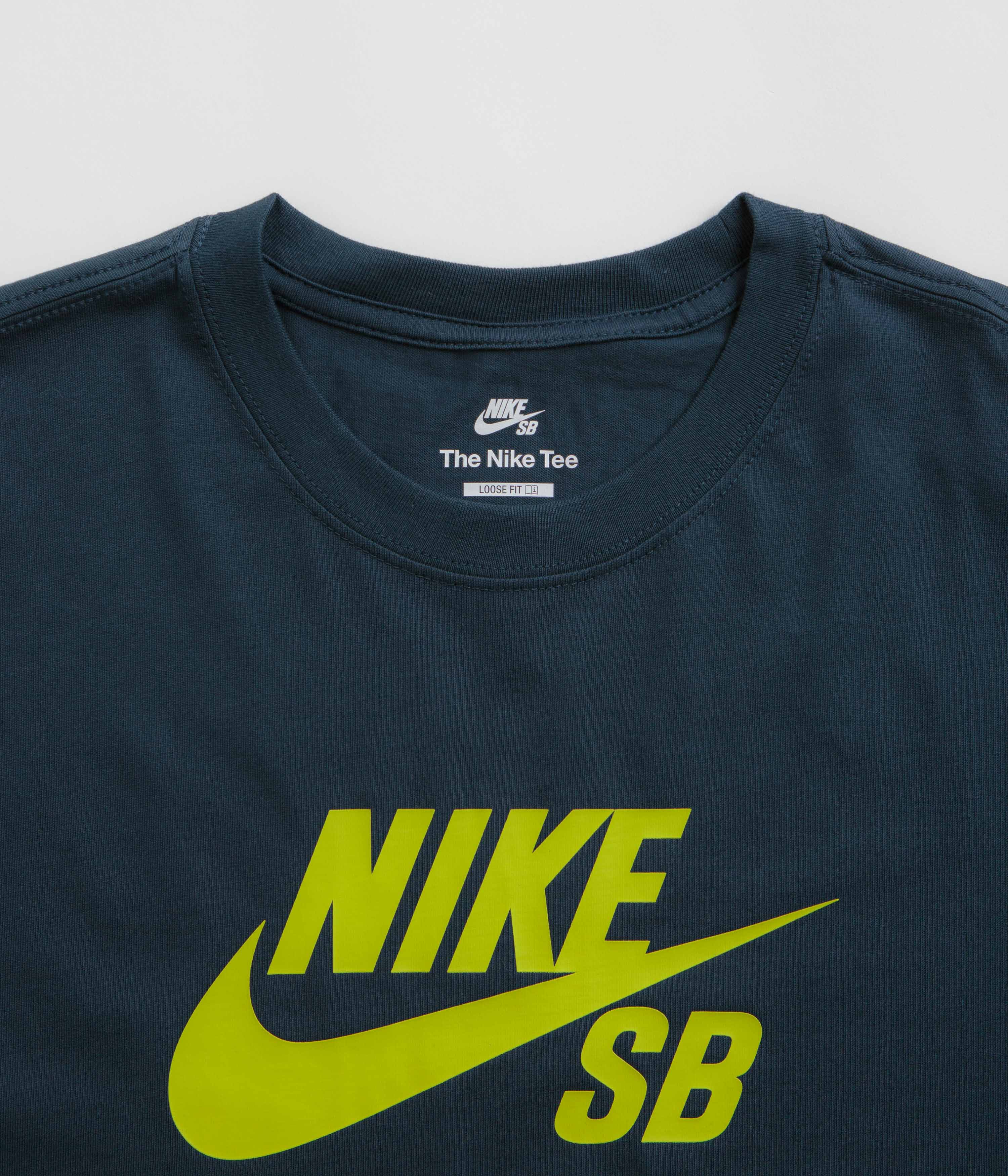 Nike SB Large Logo T-Shirt - Armory Navy - Image 4