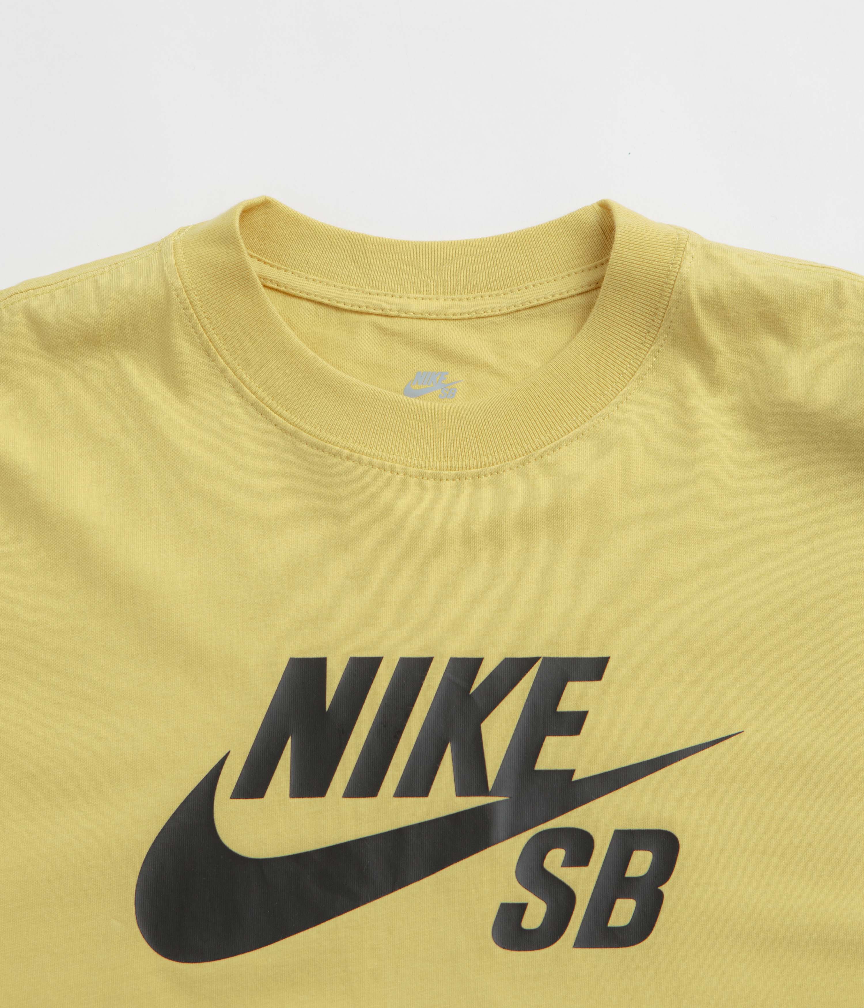 Nike SB Large Logo T-Shirt - Saturn Gold - Image 2