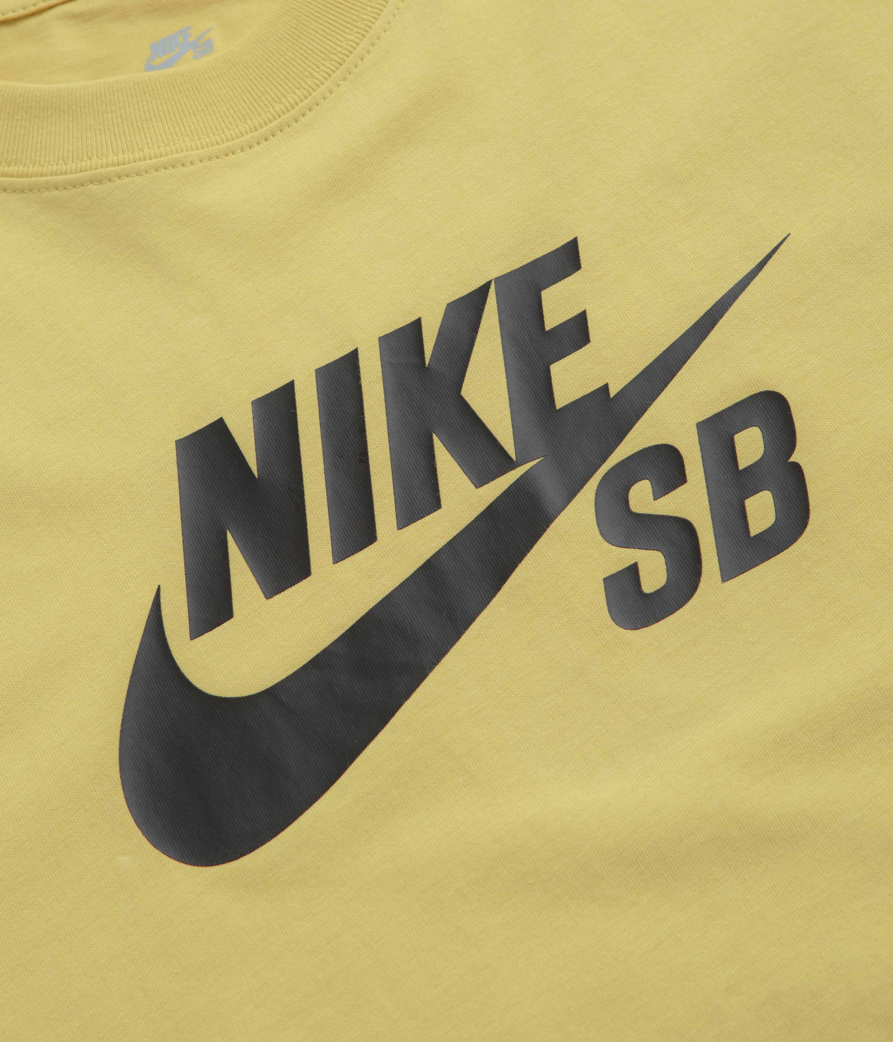 Nike SB Large Logo T-Shirt - Saturn Gold - Image 3