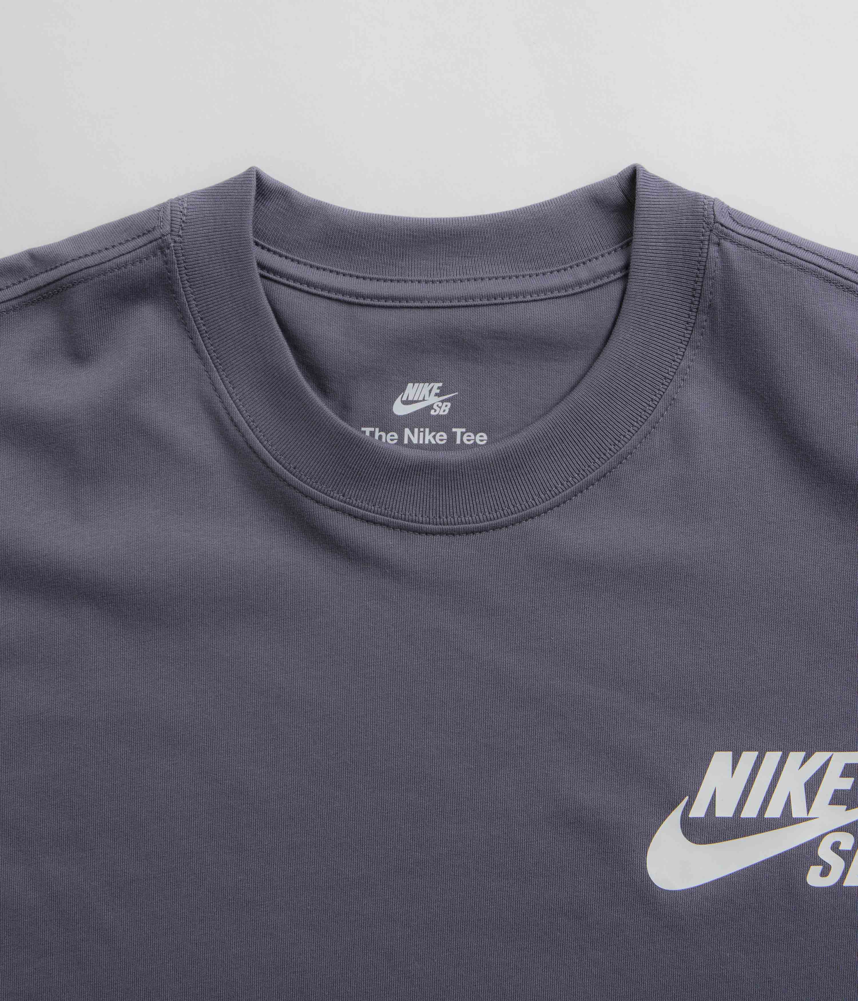 Nike SB Logo T-Shirt - Light Carbon - Image 4