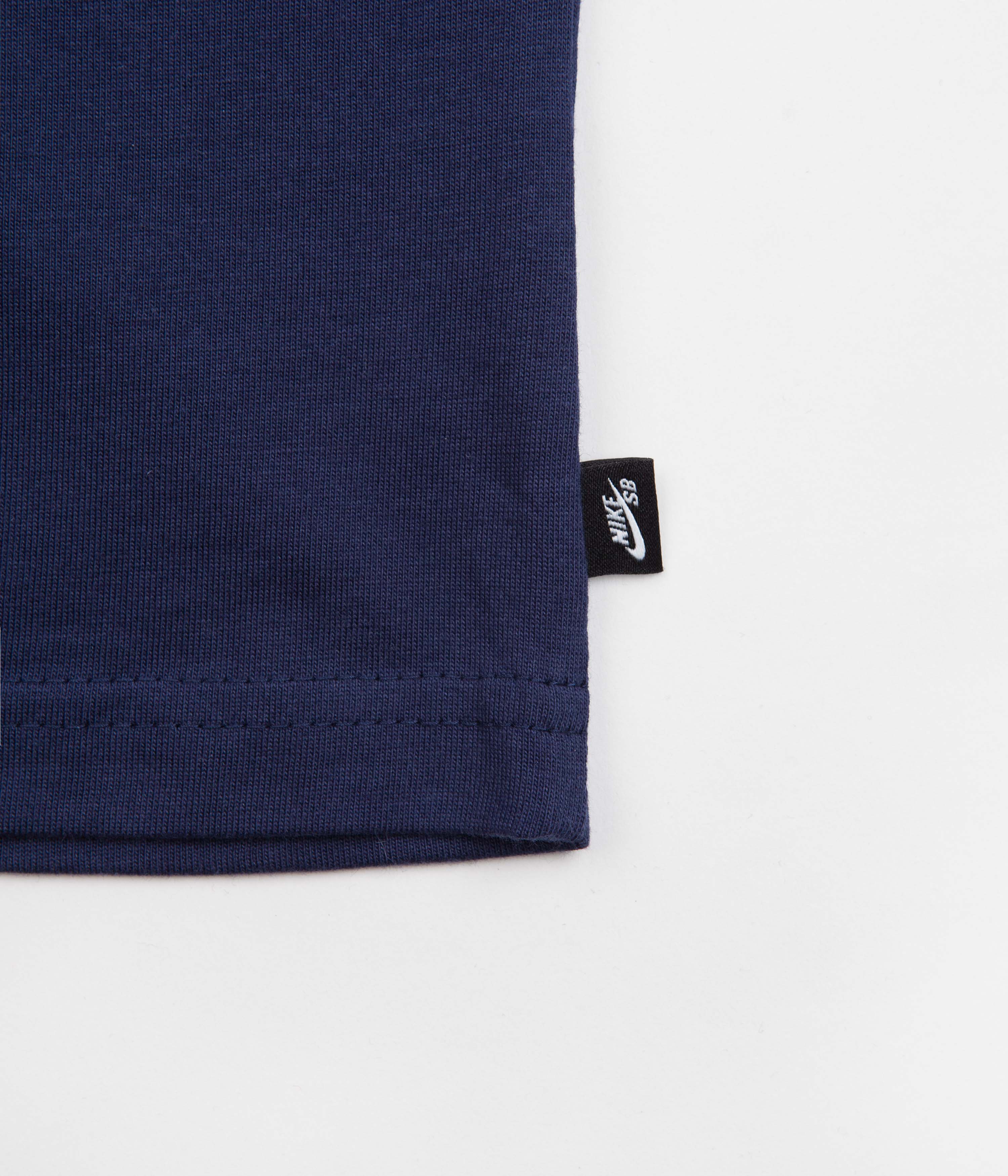 Nike SB Logo T-Shirt - Midnight Navy - Image 4