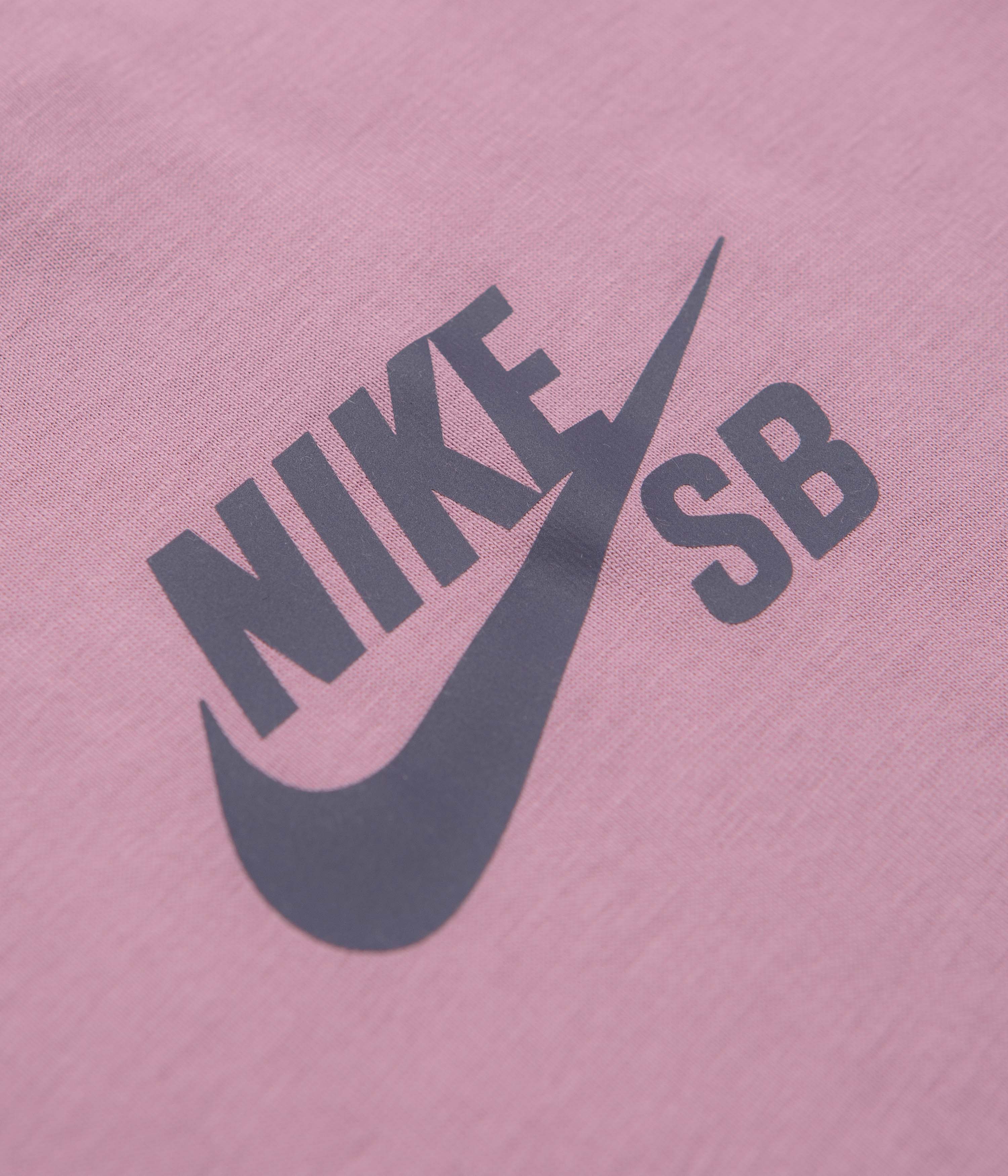 Nike SB Logo T-Shirt - Plum Dust - Image 3