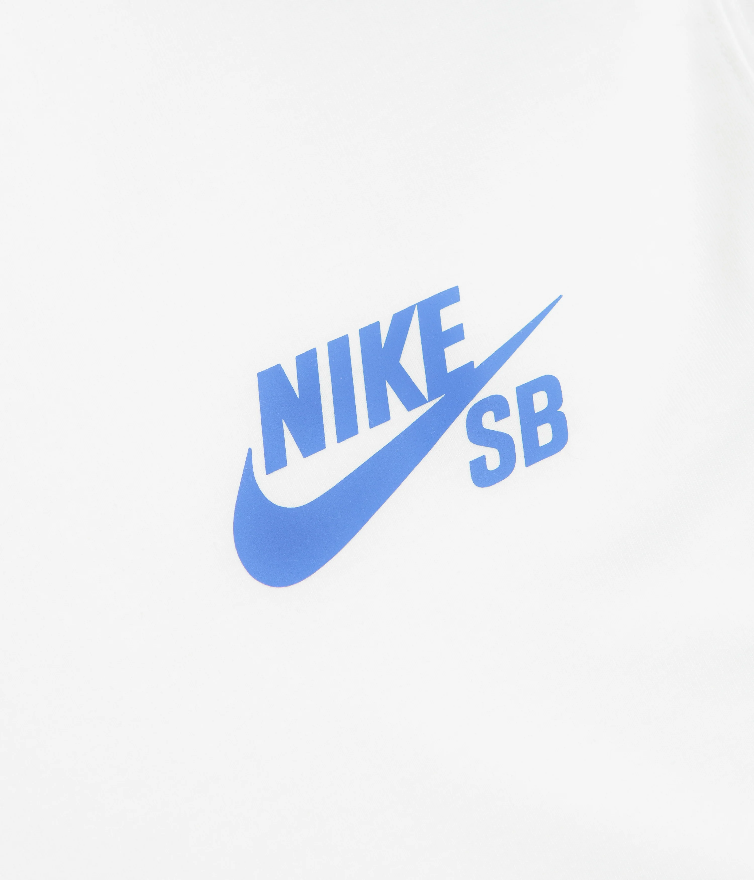 Nike SB Logo T-Shirt - White / Game Royal - Image 3