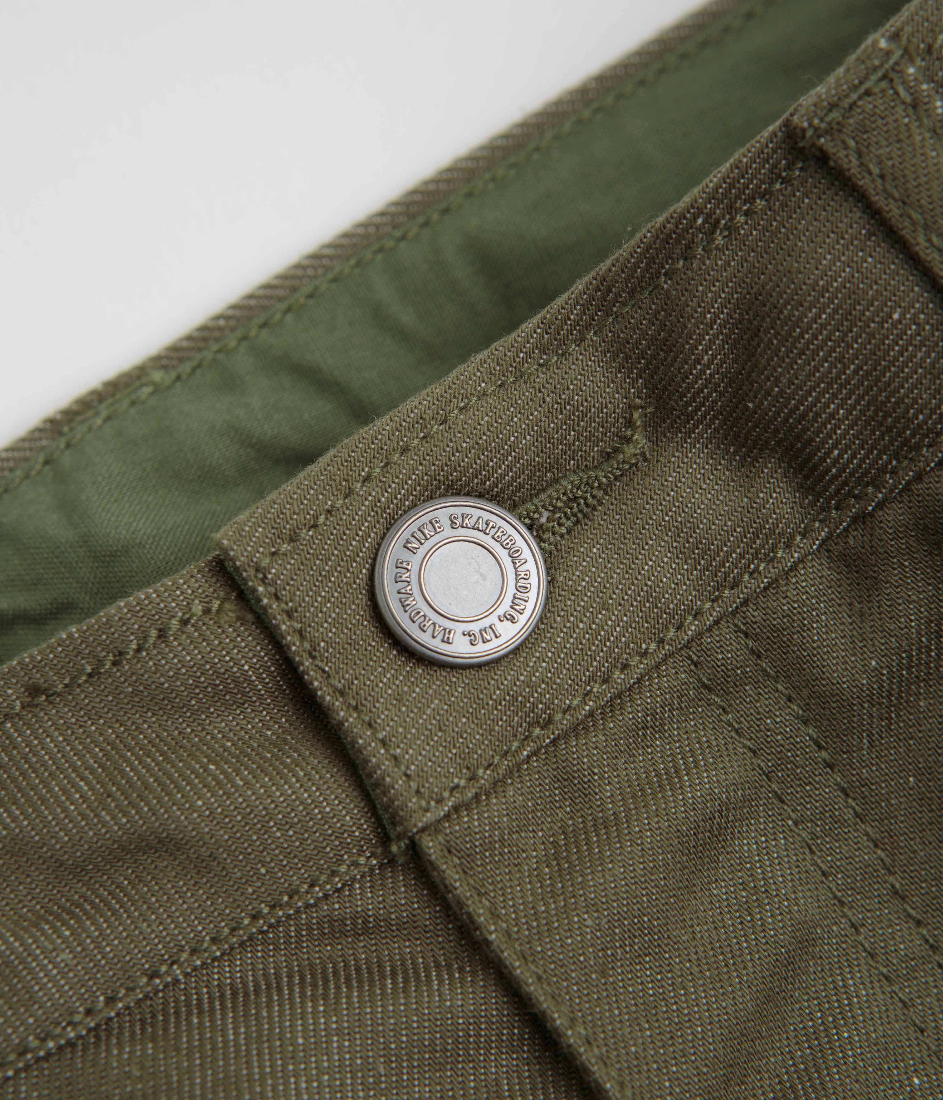 Nike SB Loose Denim Pants - Medium Olive - Image 4