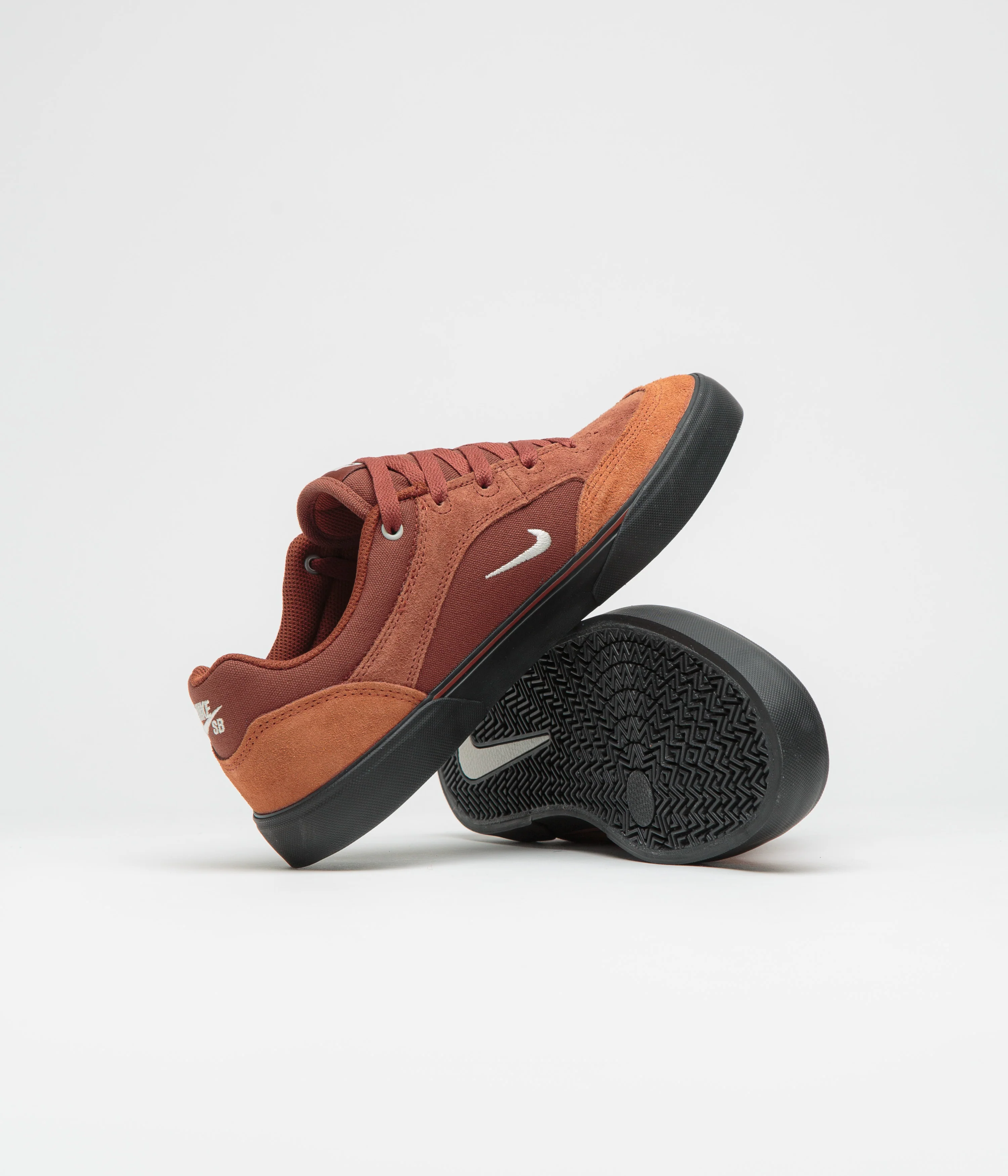 Nike SB Malor Shoes - Cinnamon / Light Bone - Dark Russet - Black - Image 5