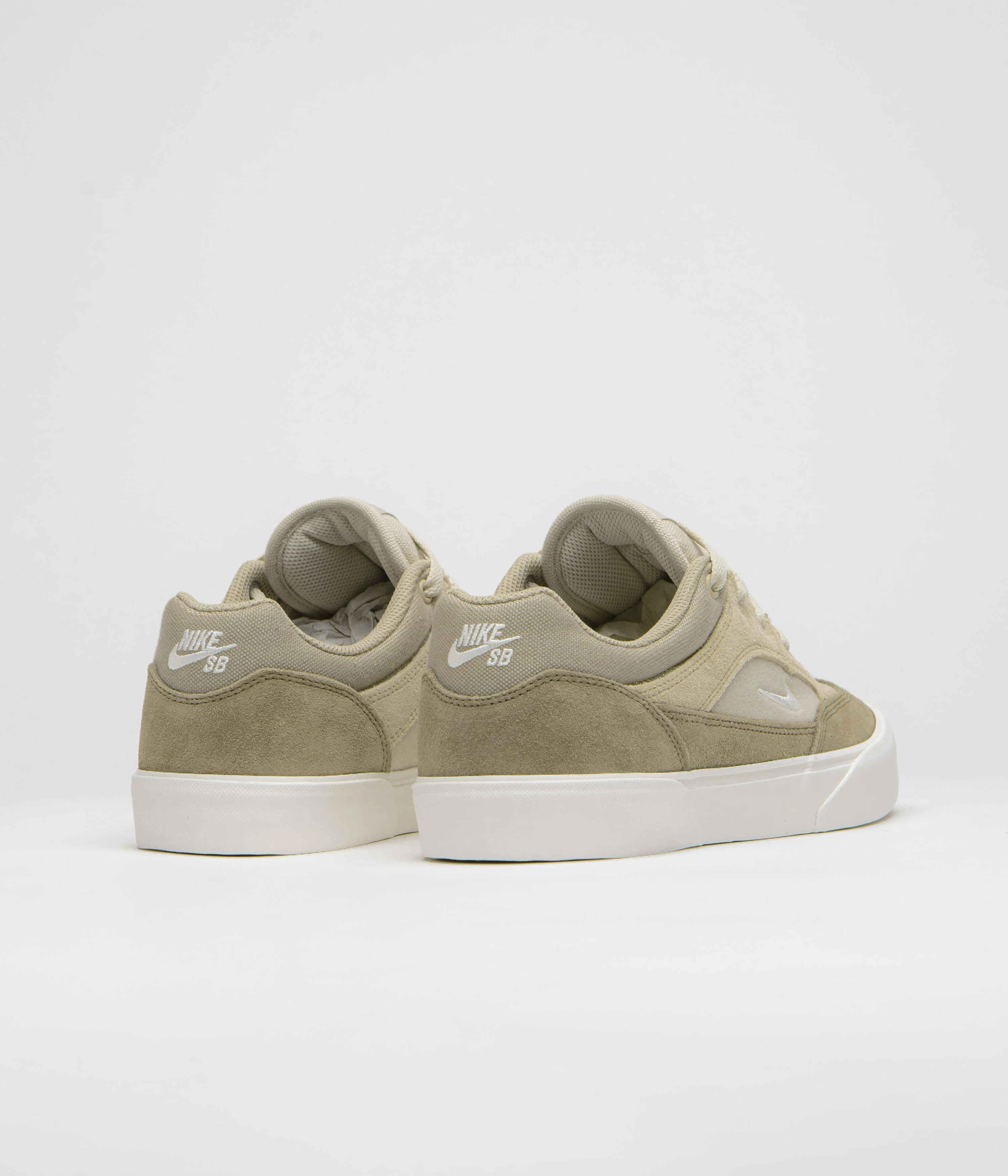 Nike SB Malor Shoes - Light Khaki / Pale Ivory - Neutral Olive - Image 4