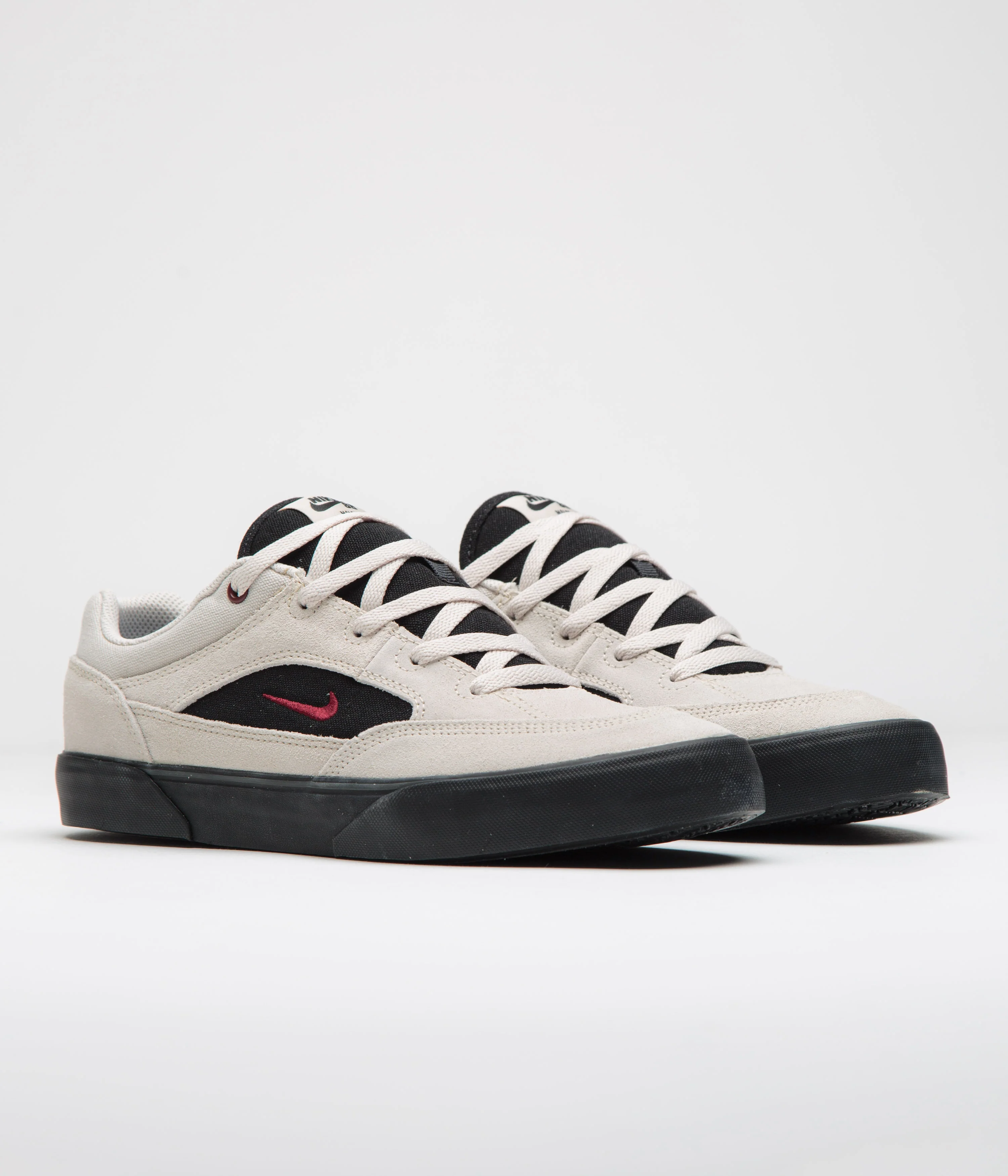 Nike SB Malor Shoes - Light Orewood Brown / Team Red - Black - Image 2
