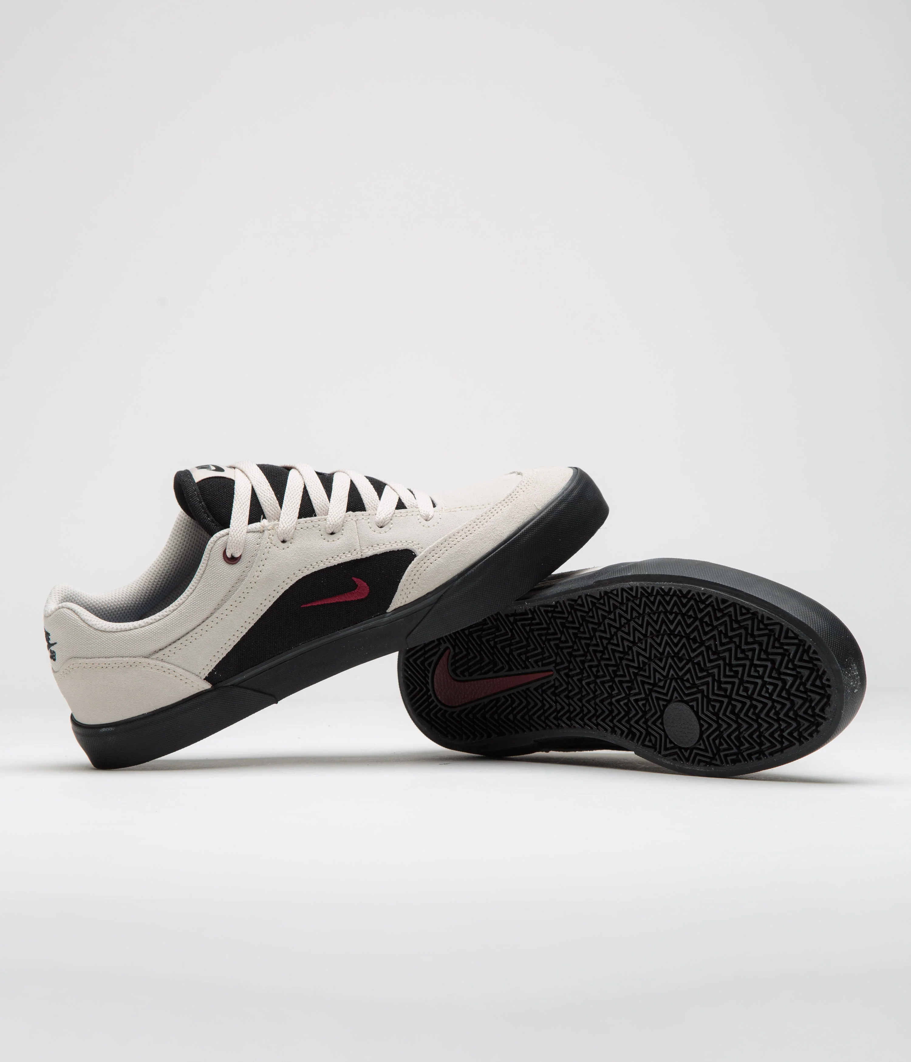 Nike SB Malor Shoes - Light Orewood Brown / Team Red - Black - Image 5