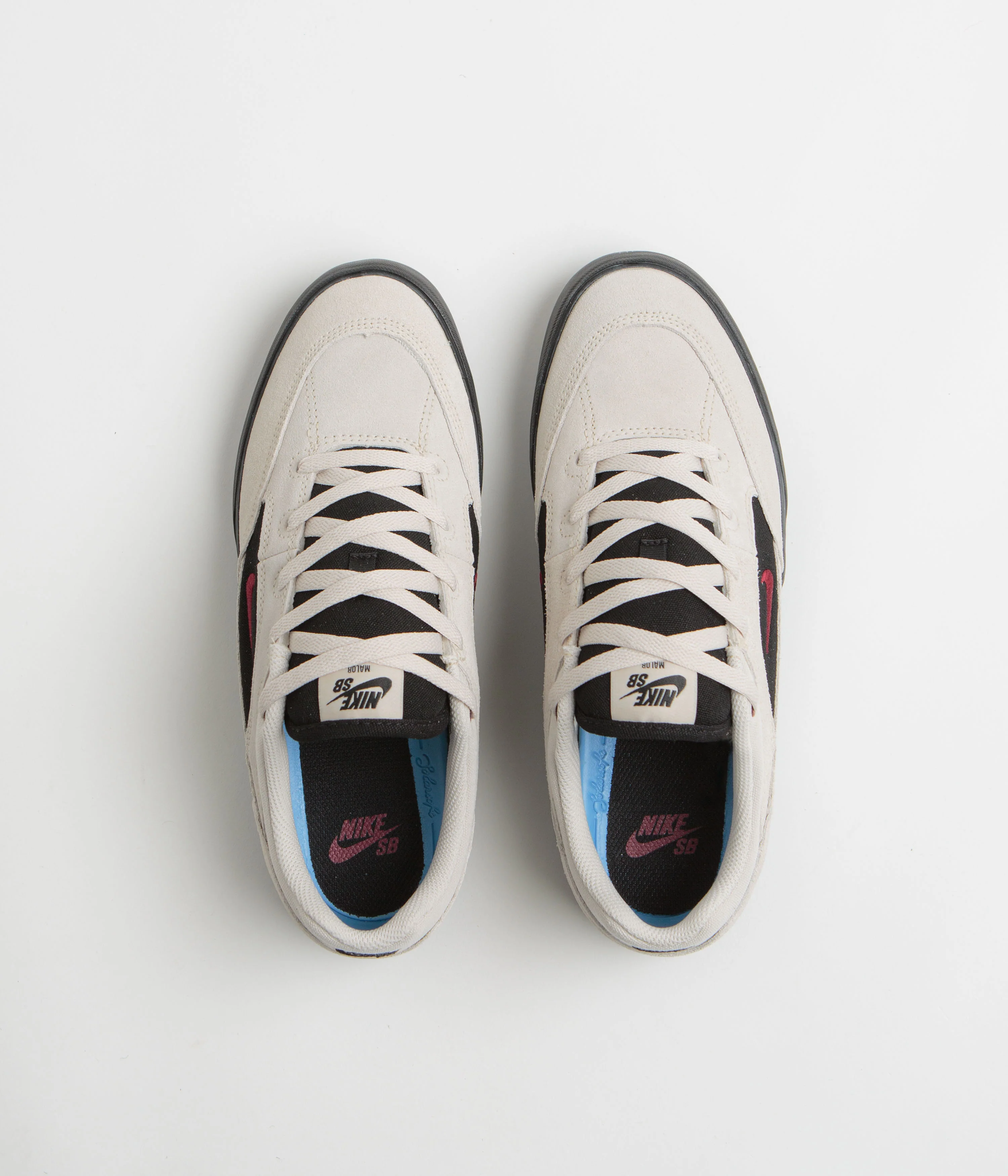 Nike SB Malor Shoes - Light Orewood Brown / Team Red - Black - Image 7