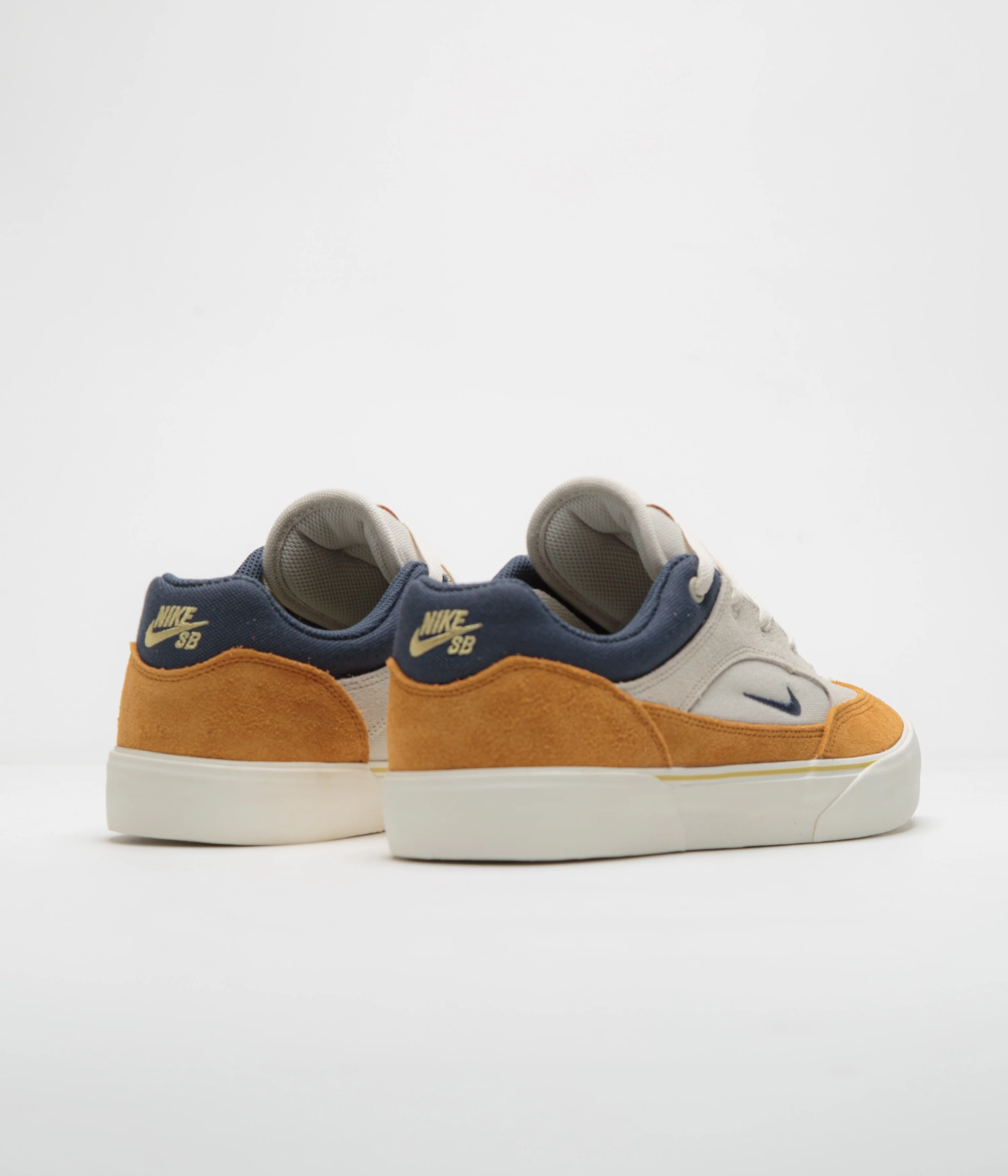Nike SB Malor Shoes - Light Orewood Brown / Thunder Blue - Monarch - Sail - Image 4