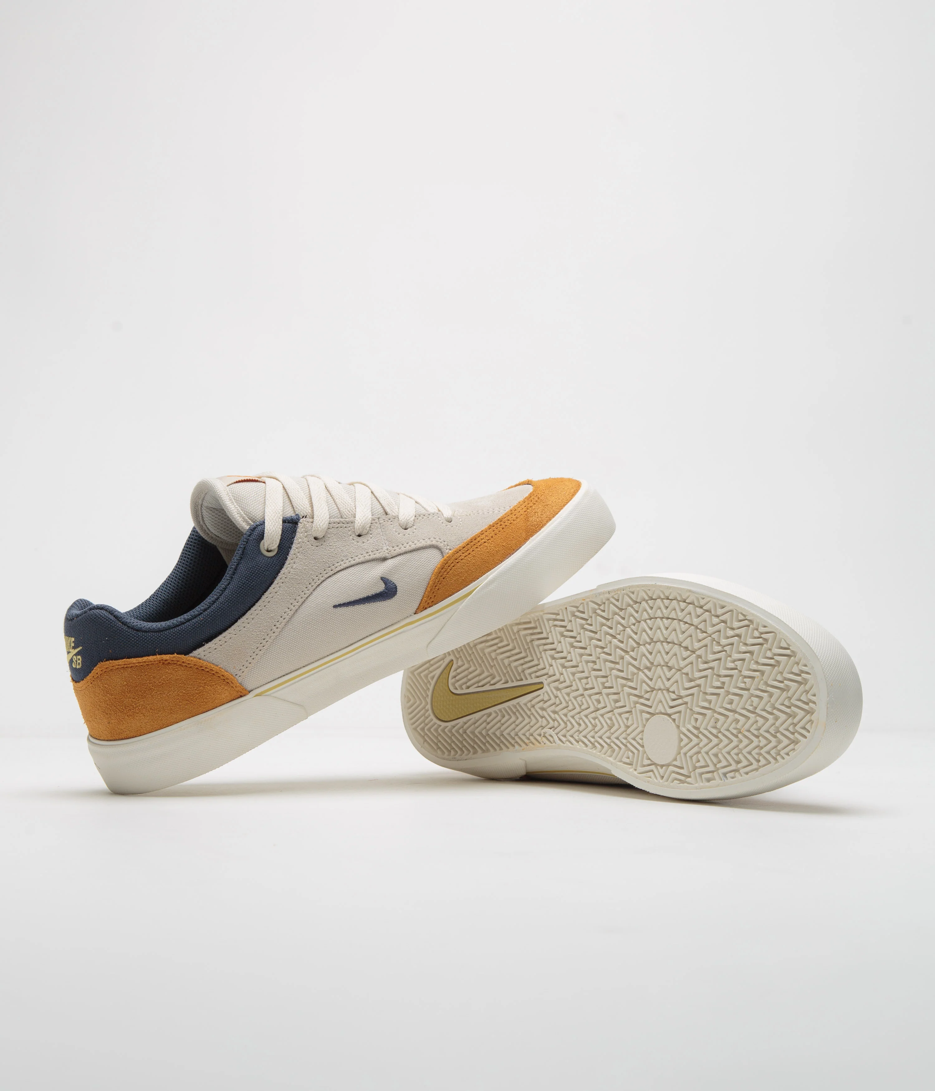Nike SB Malor Shoes - Light Orewood Brown / Thunder Blue - Monarch - Sail - Image 5