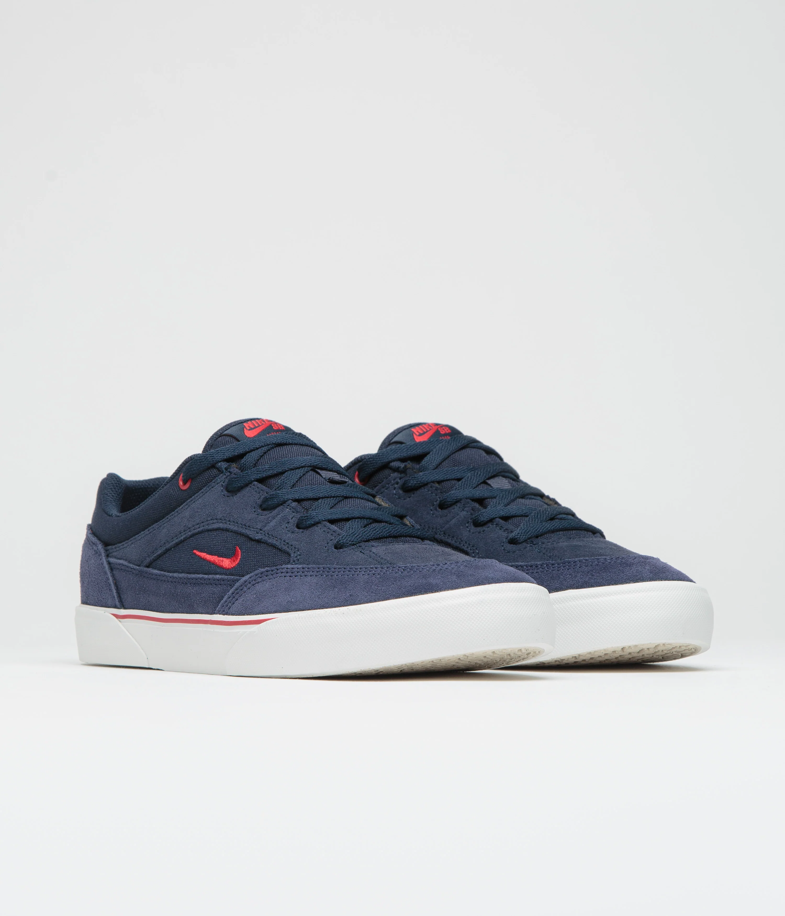 Nike SB Malor Shoes - Obsidian / Gym Red - Midnight Navy - Image 2