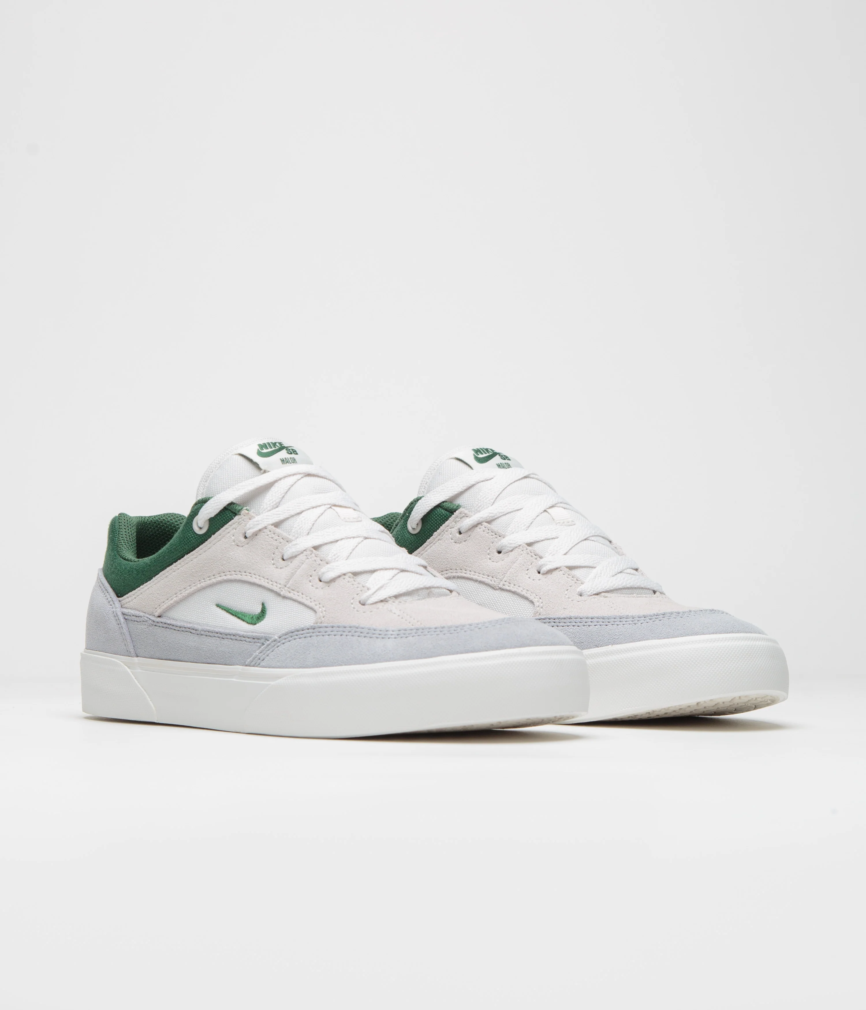 Nike SB Malor Shoes - Platinum Tint / Fir - Wolf Grey - Summit White - Image 2