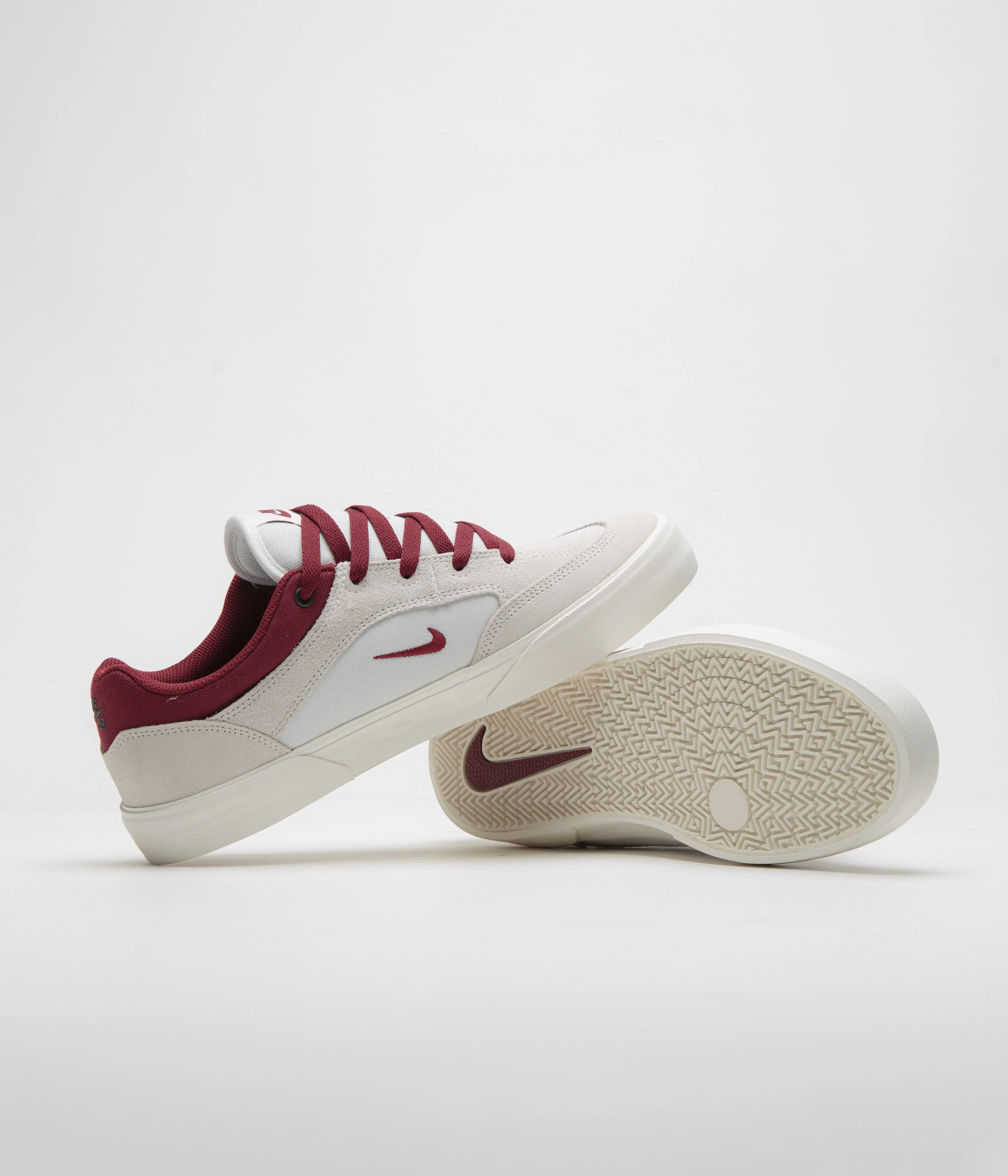 Nike SB Malor Shoes - Summit White / Team Red - Phantom - Sail - Image 5