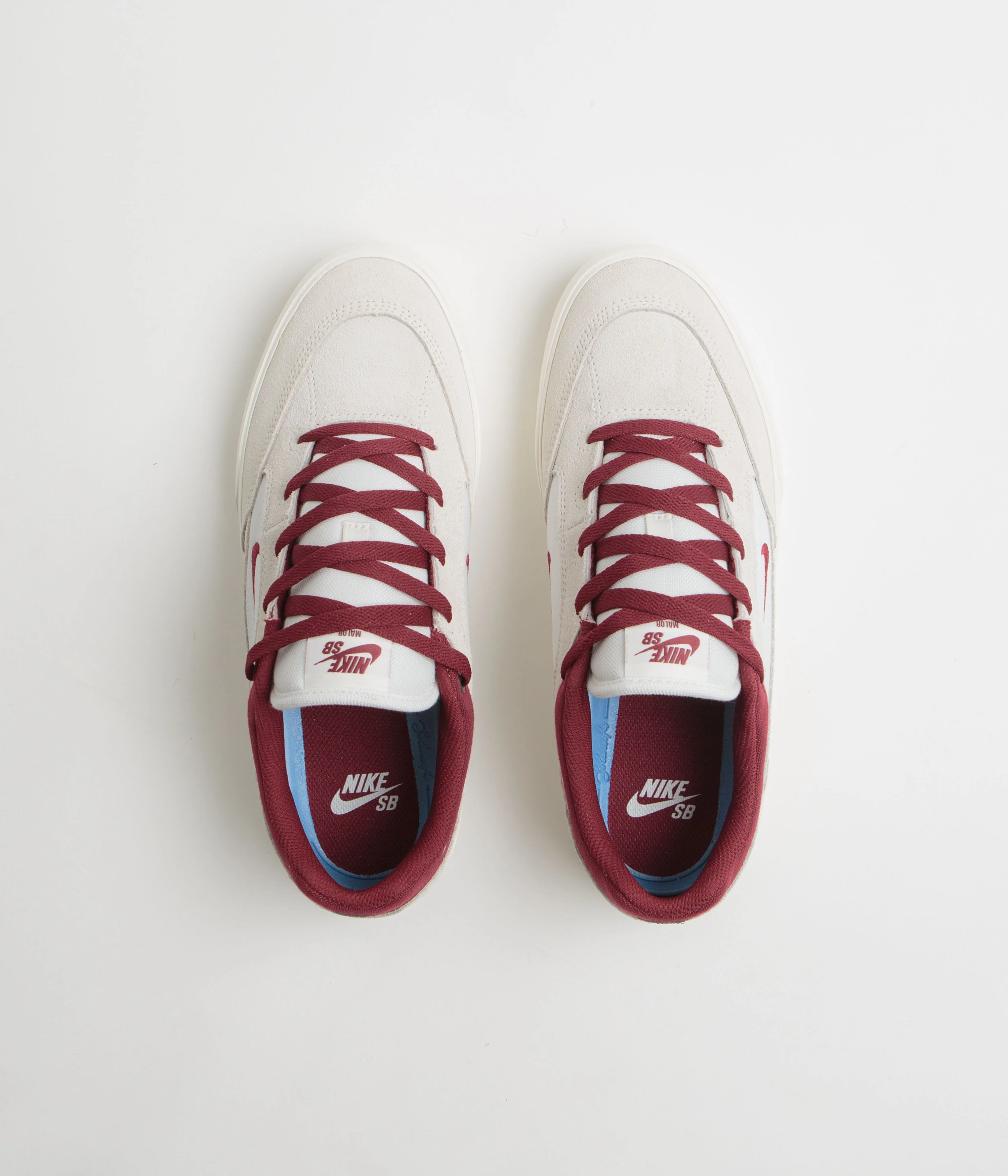 Nike SB Malor Shoes - Summit White / Team Red - Phantom - Sail - Image 7