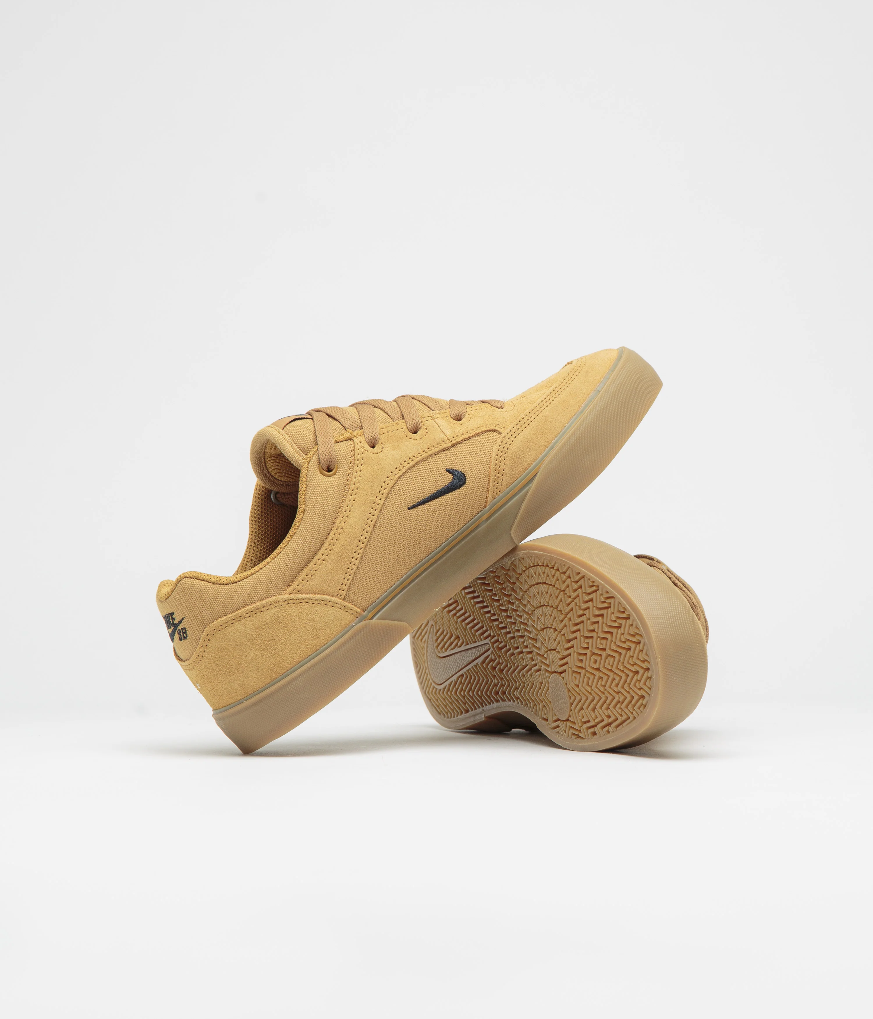 Nike SB Malor TE Shoes - Wheat / Black - Wheat - Gum Light Brown - Image 5
