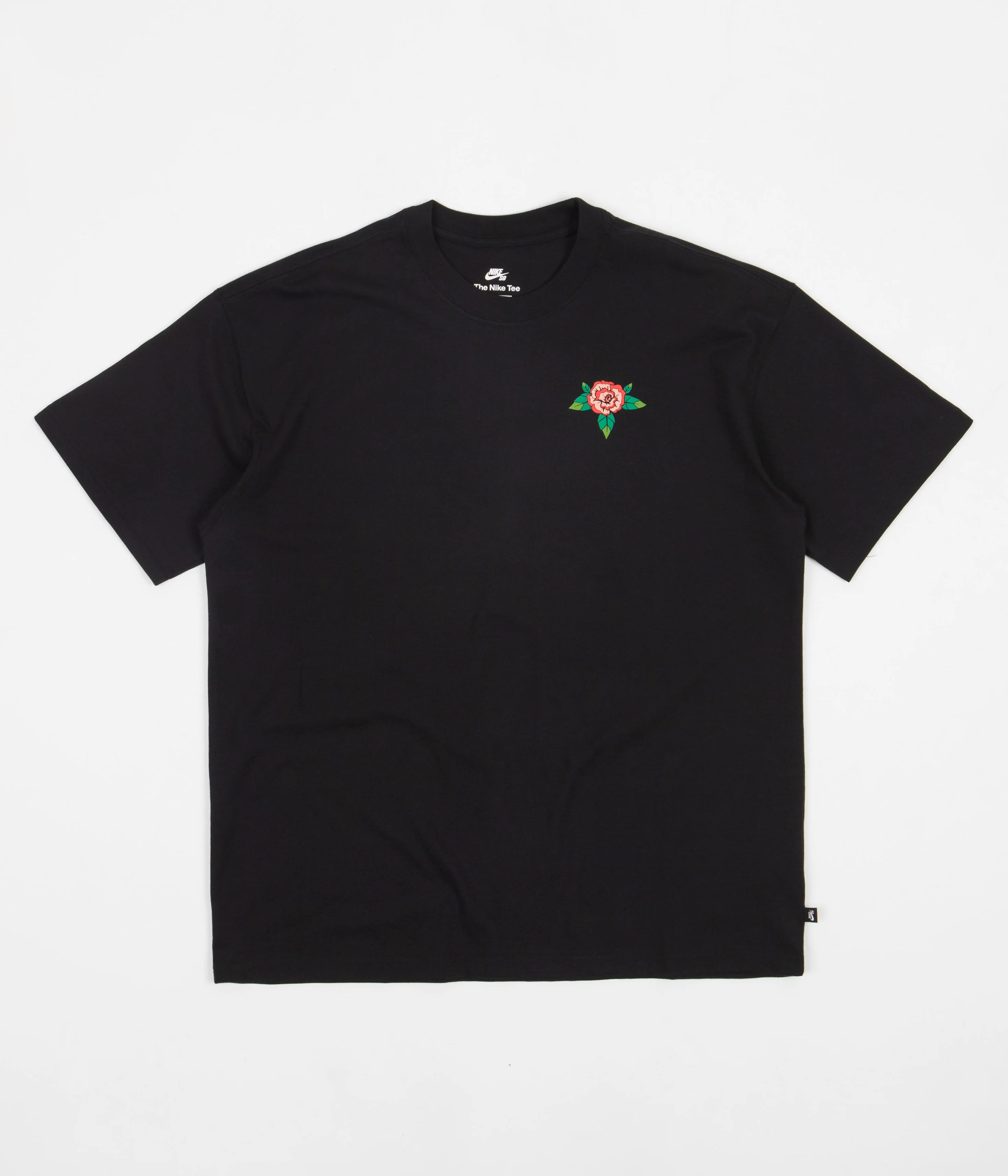 Nike SB Mosaic Roses T-Shirt - Black - Image 2