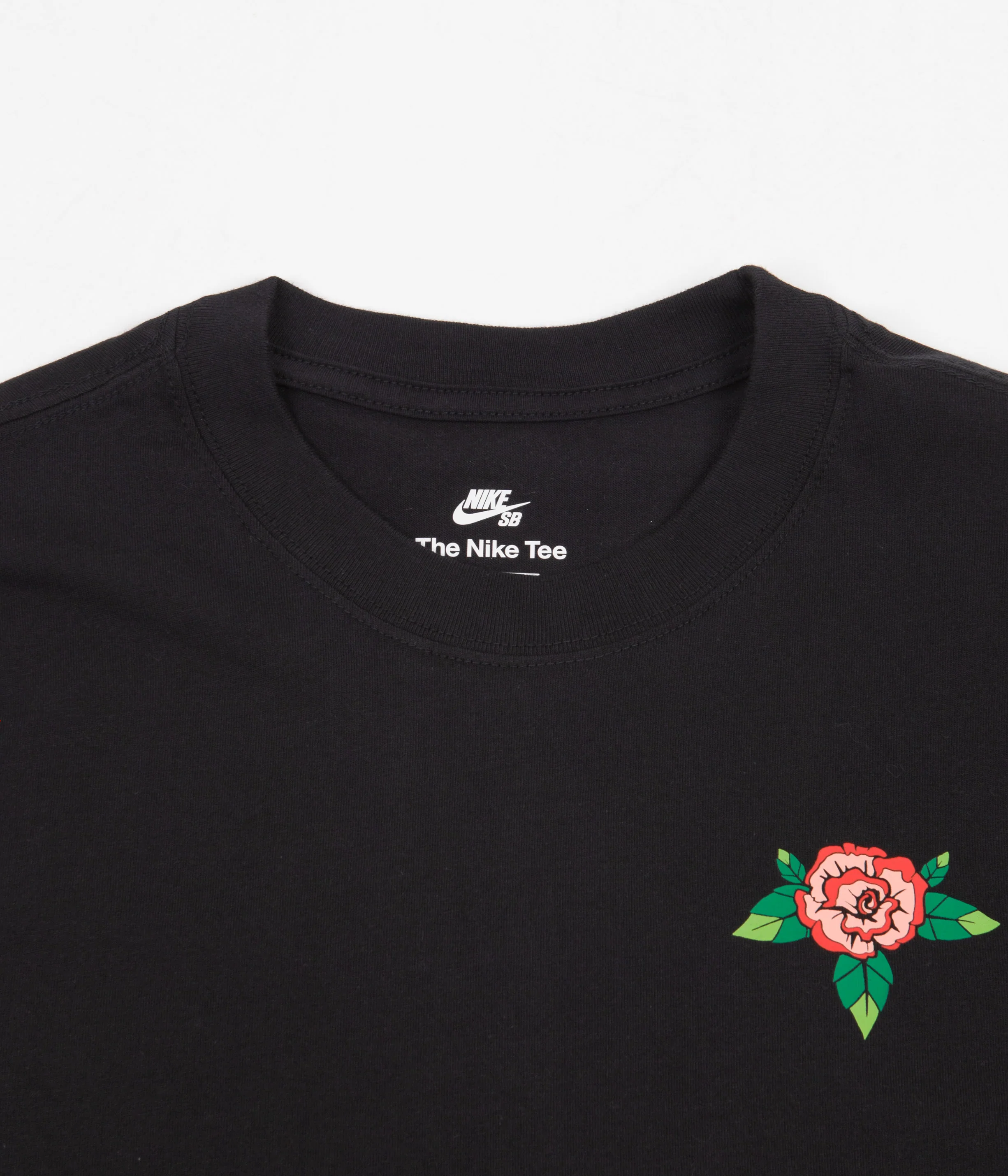 Nike SB Mosaic Roses T-Shirt - Black - Image 3