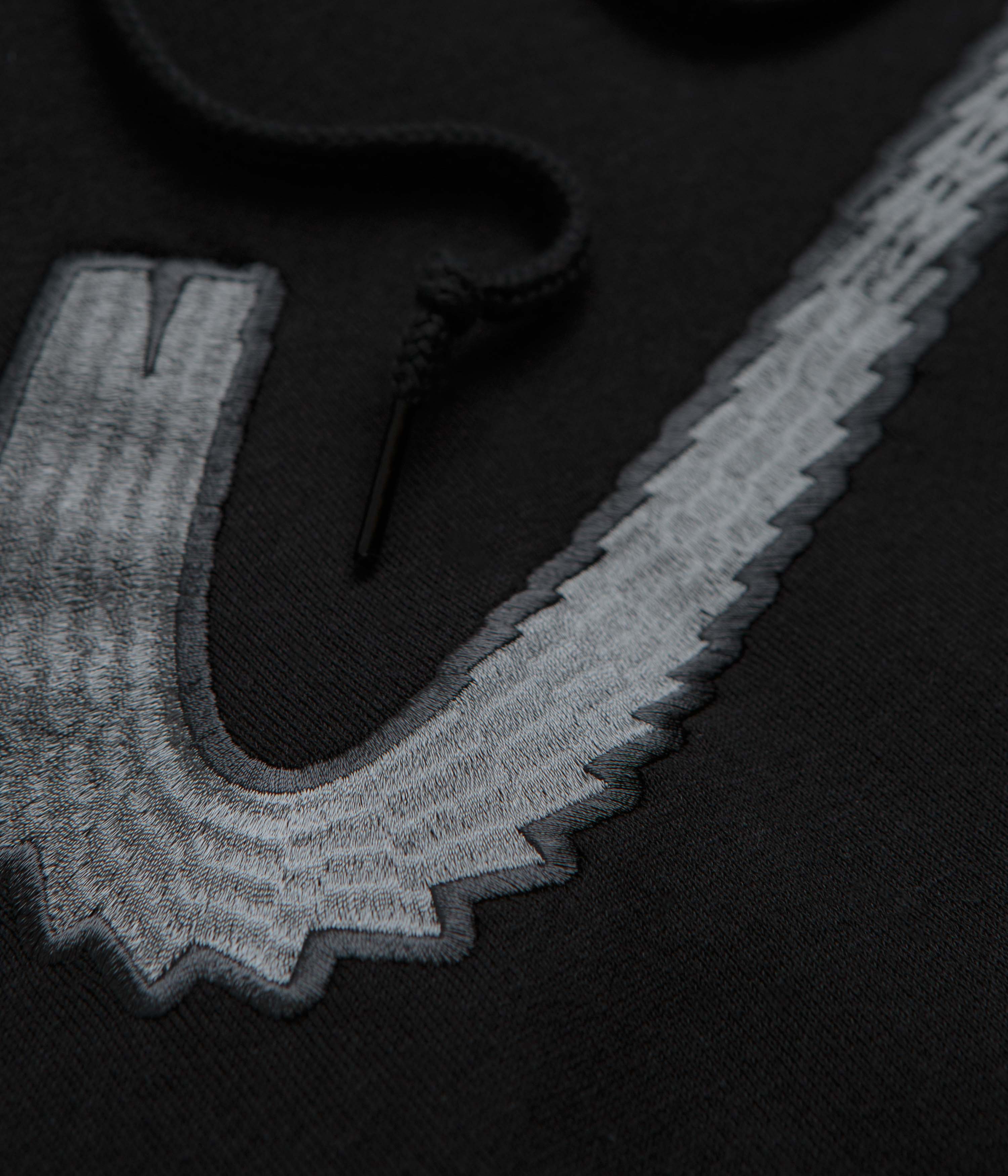 Nike SB N Swoosh Hoodie - Black / White - Image 3