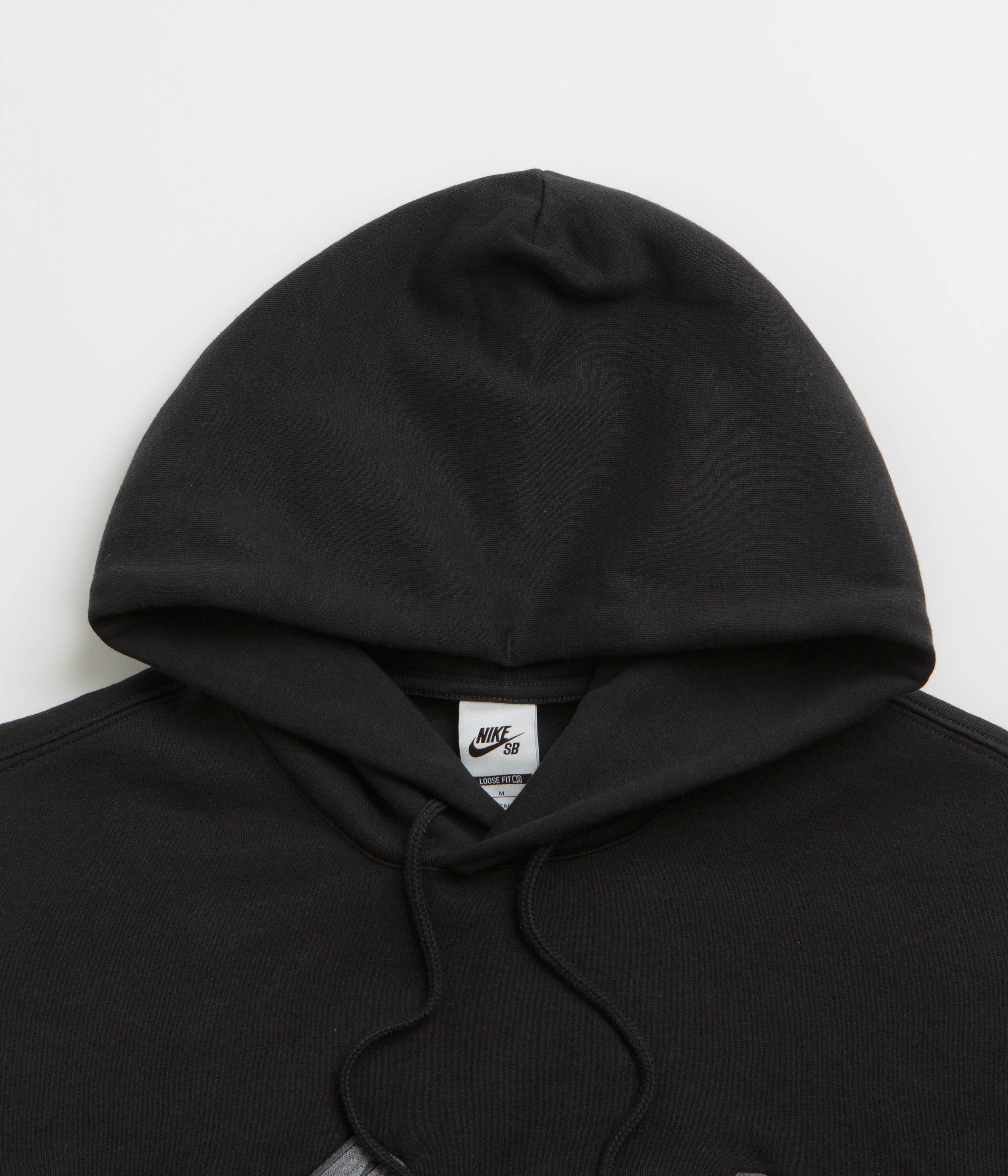 Nike SB N Swoosh Hoodie - Black / White - Image 5