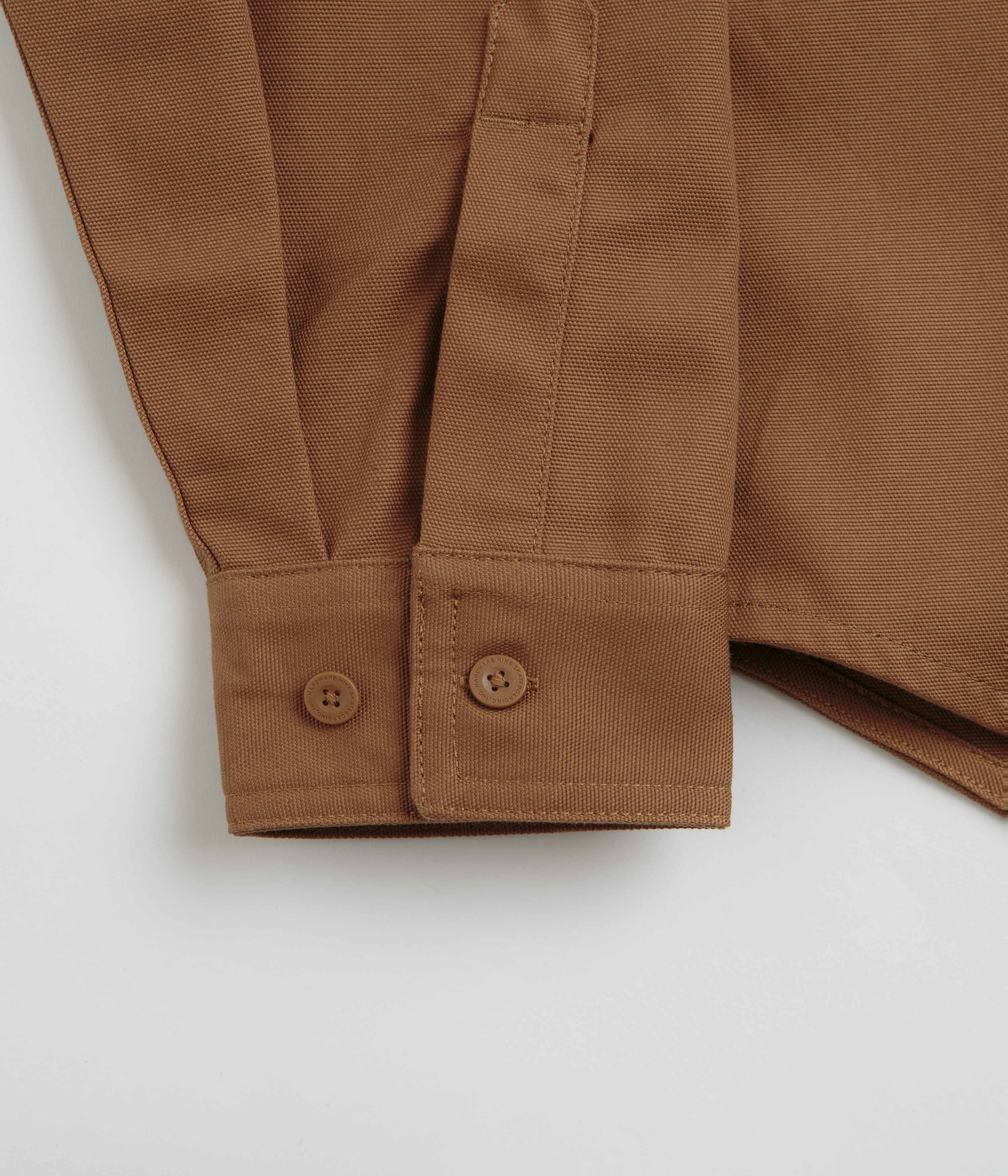 Nike SB New Essential Woven Shirt - Light British Tan / White - Image 2