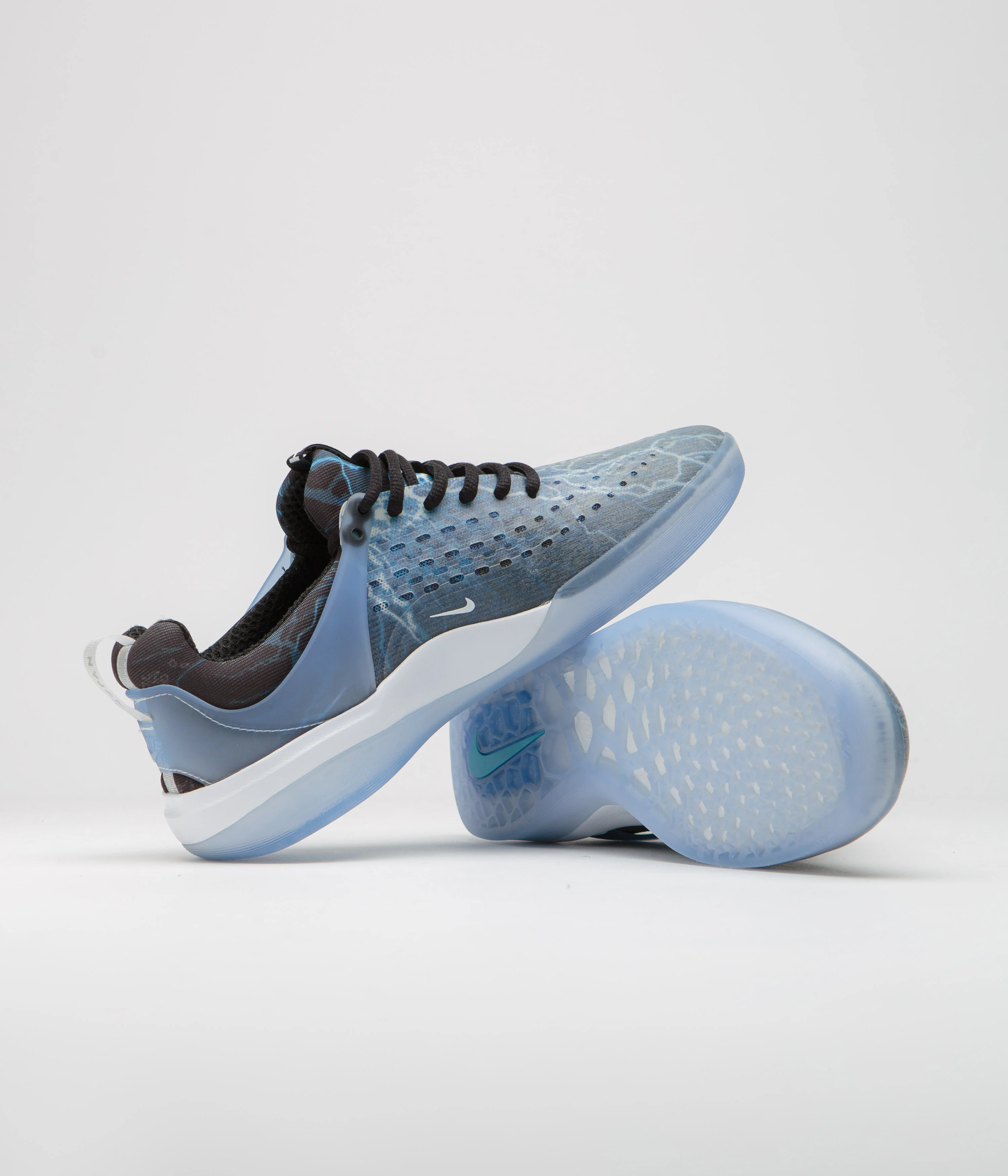 Nike SB Nyjah 3 Premium Shoes - Black / White - Deep Royal - White - Image 5