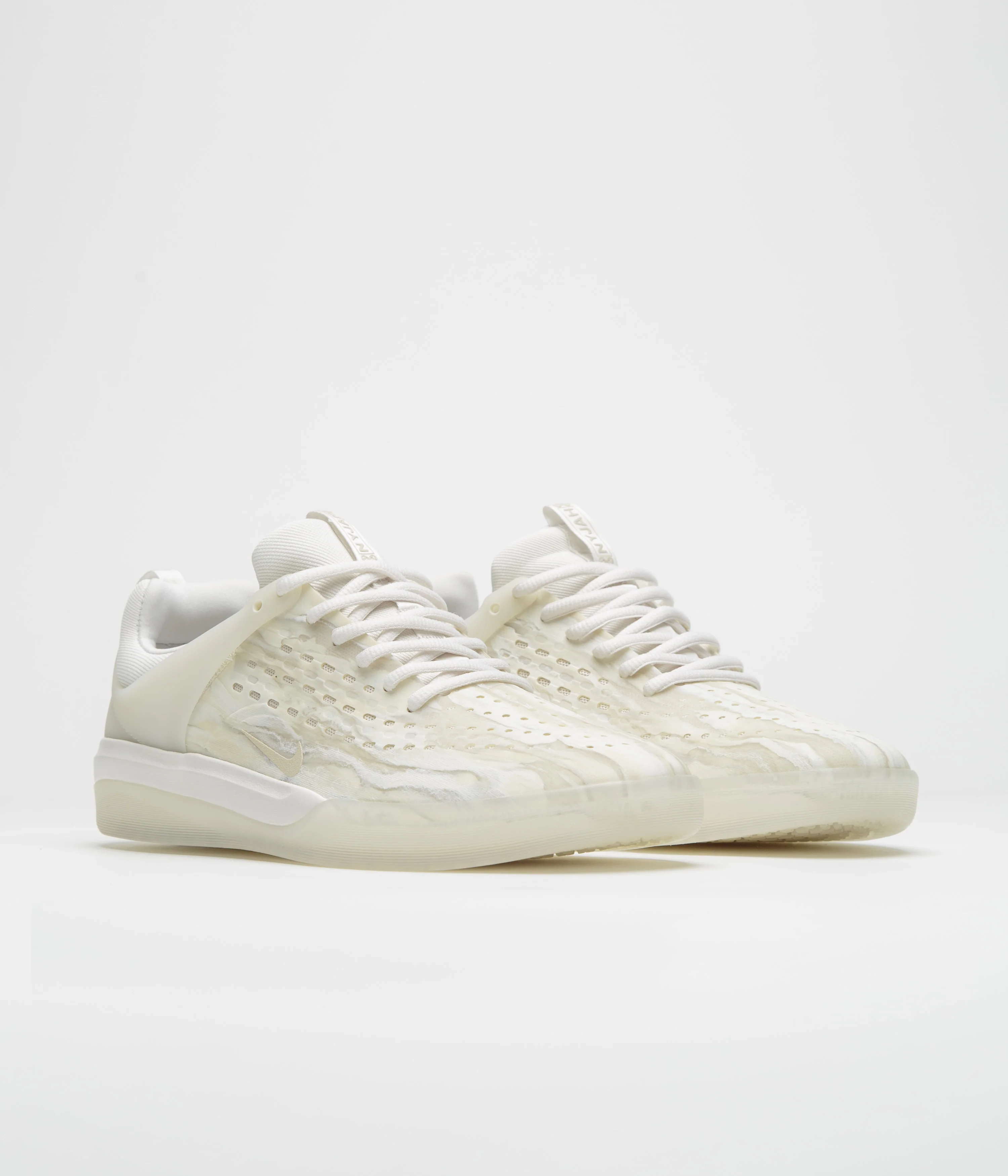 Nike SB Nyjah 3 Premium Shoes - Phantom / Light Orewood Brown - Light Iron Ore - Image 2