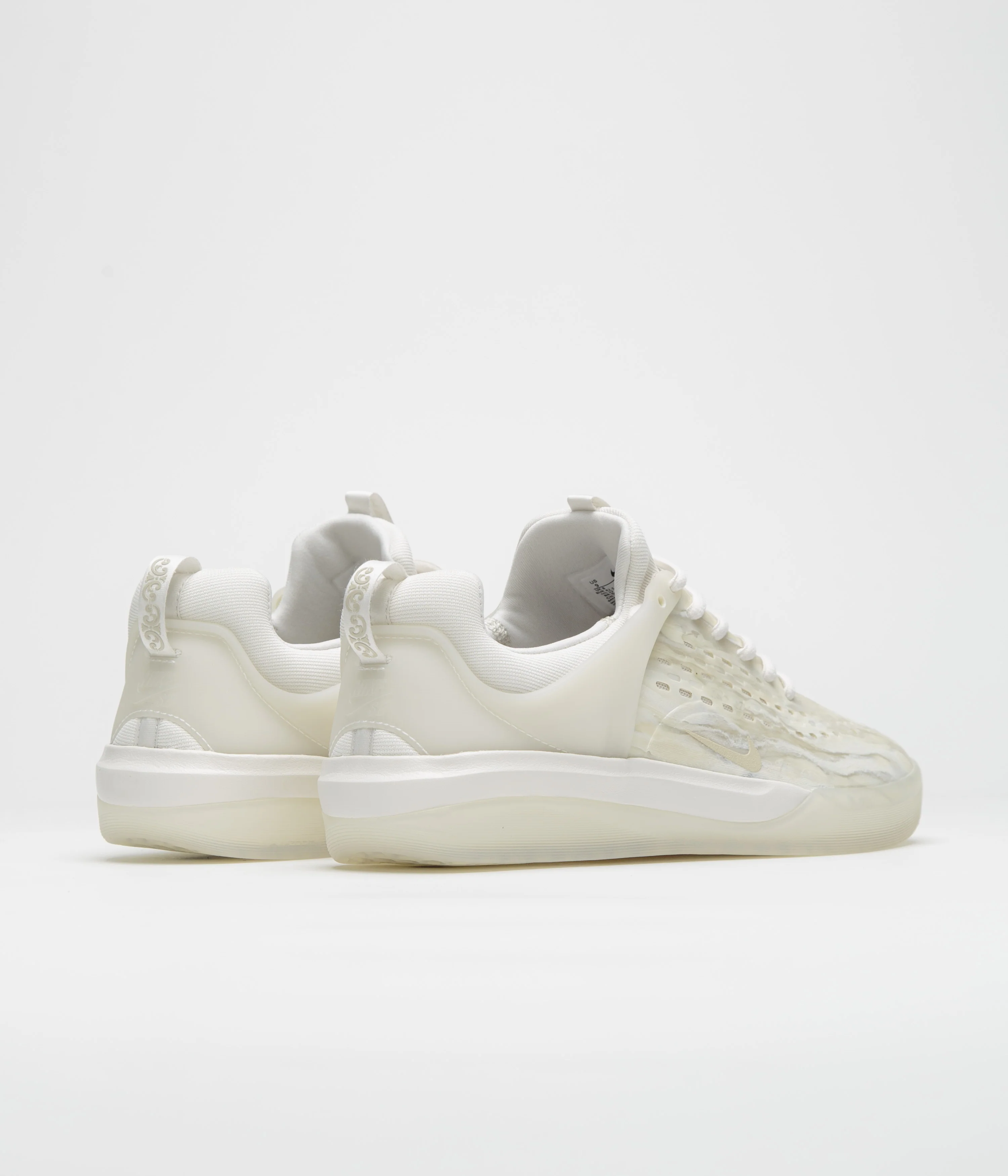 Nike SB Nyjah 3 Premium Shoes - Phantom / Light Orewood Brown - Light Iron Ore - Image 4