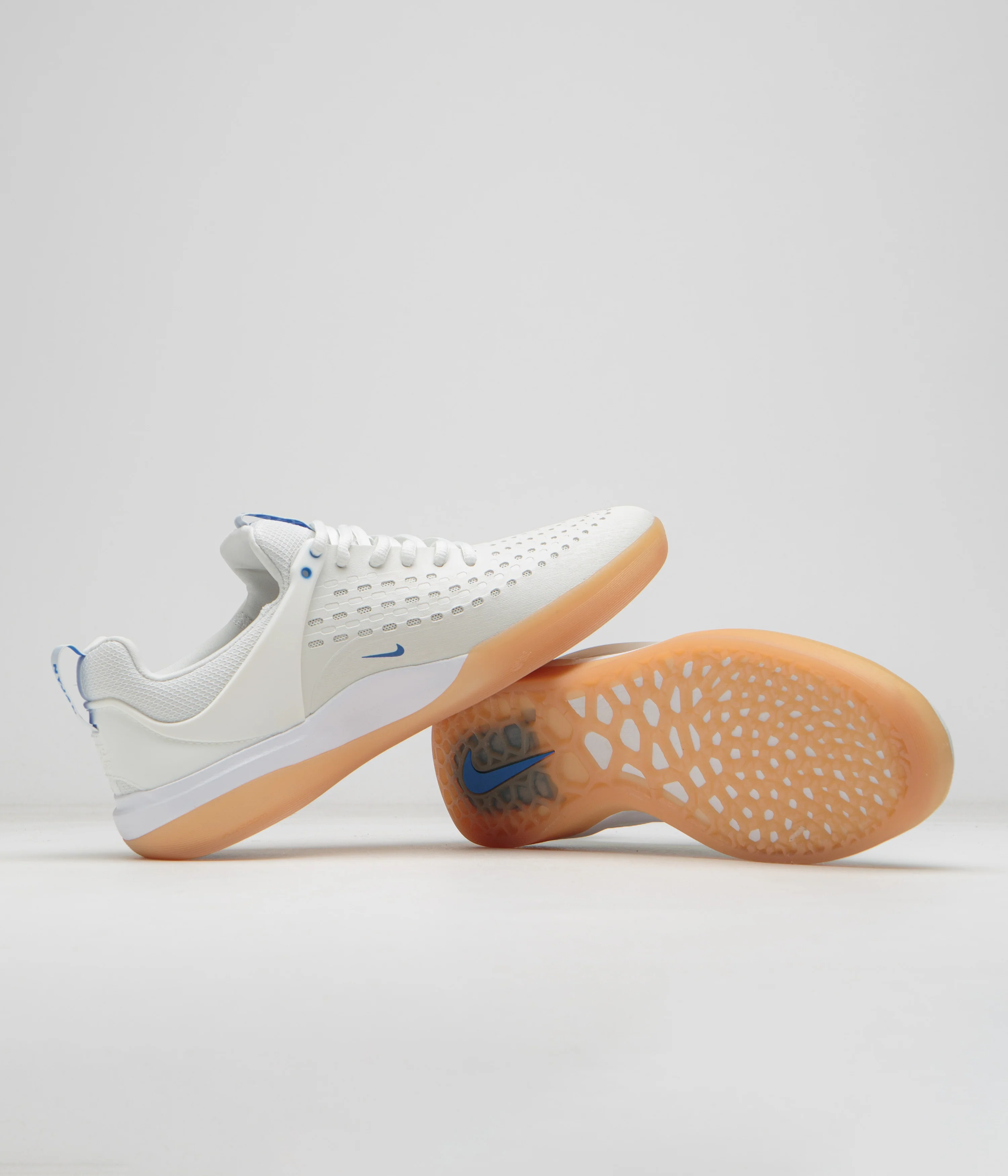 Nike SB Nyjah 3 Shoes - Summit White / Photo Blue - Summit White - Image 5