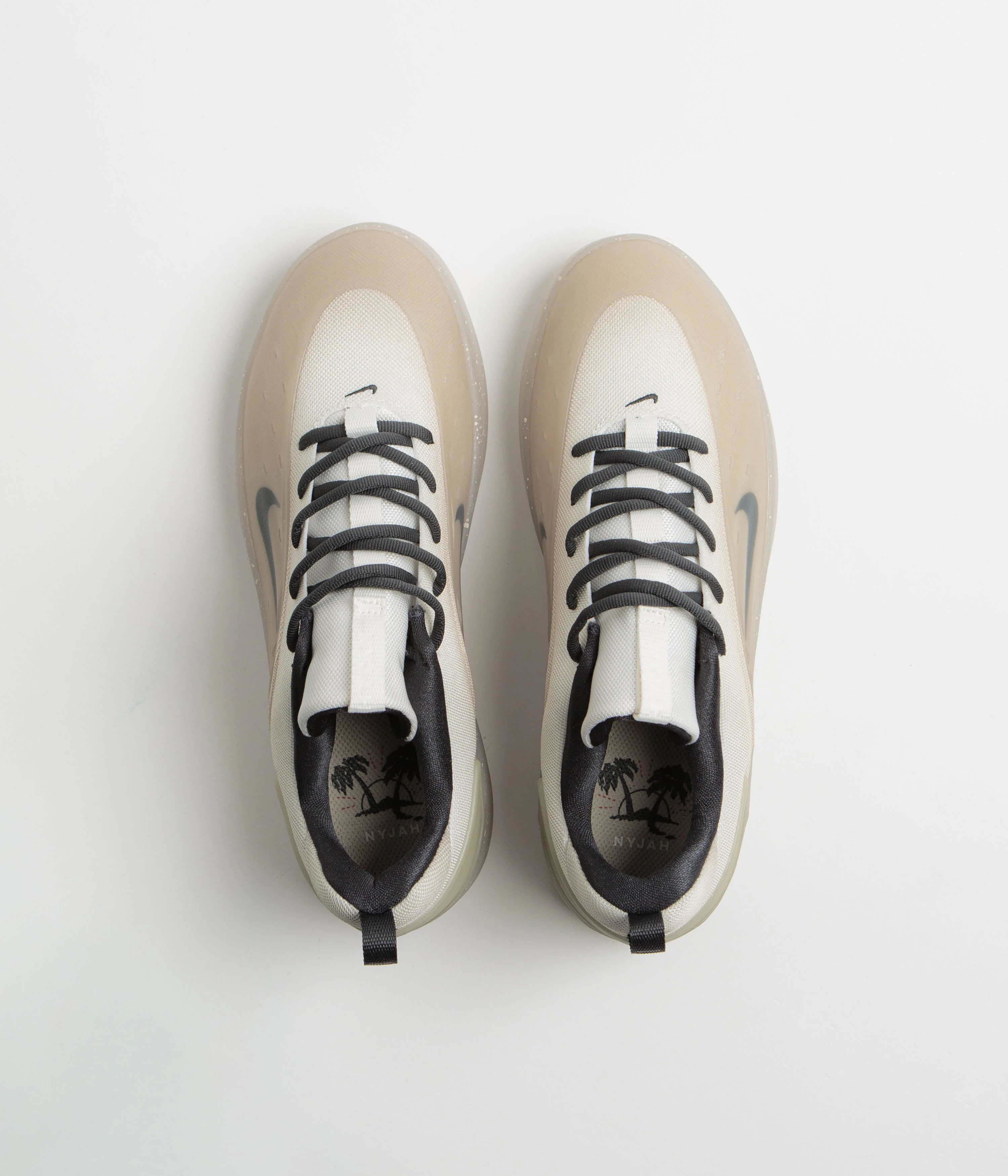Nike SB Nyjah 4 Shoes - Desert Khaki / Dark Smoke Grey - Image 7