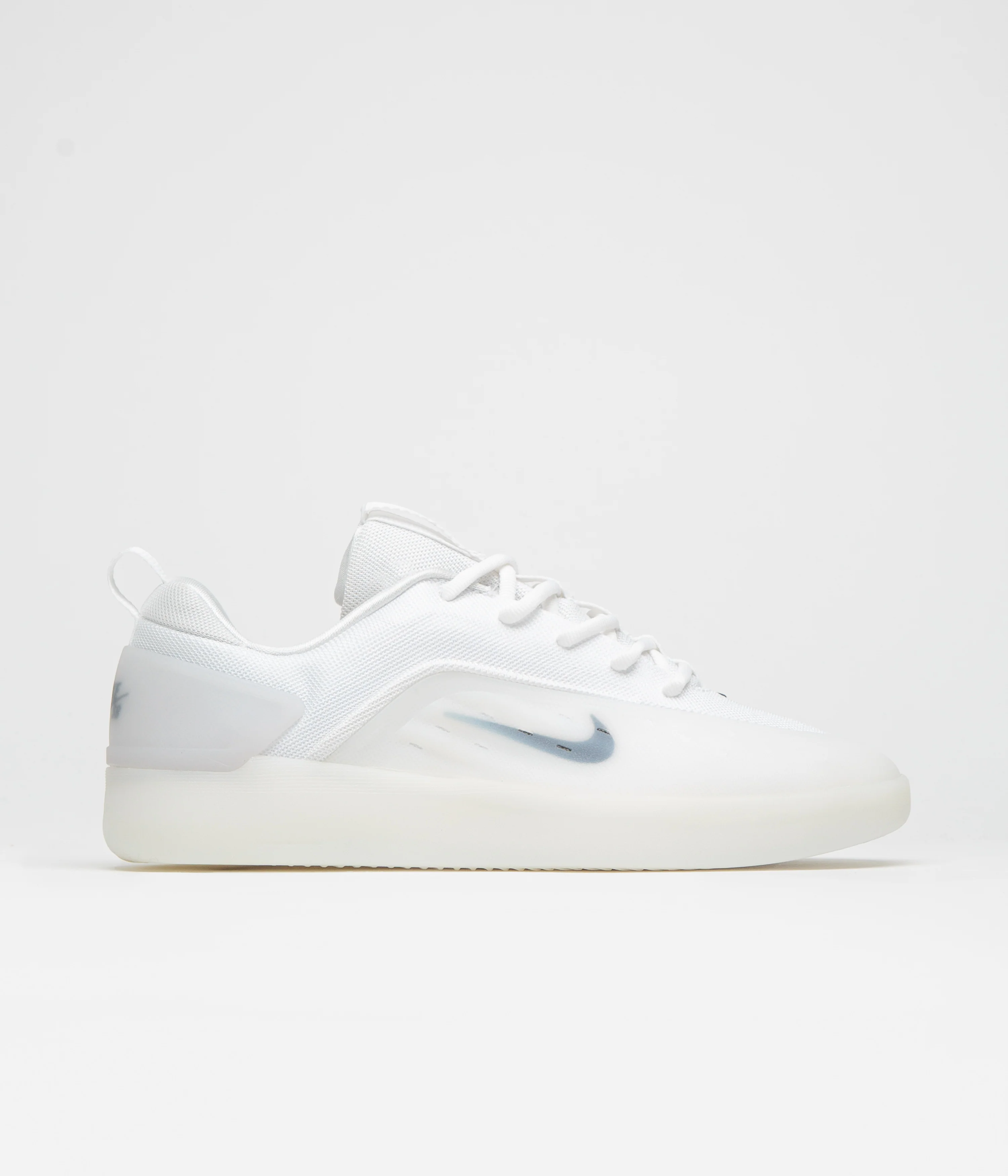 Nike SB Nyjah 4 Shoes - White / Black - White - Black