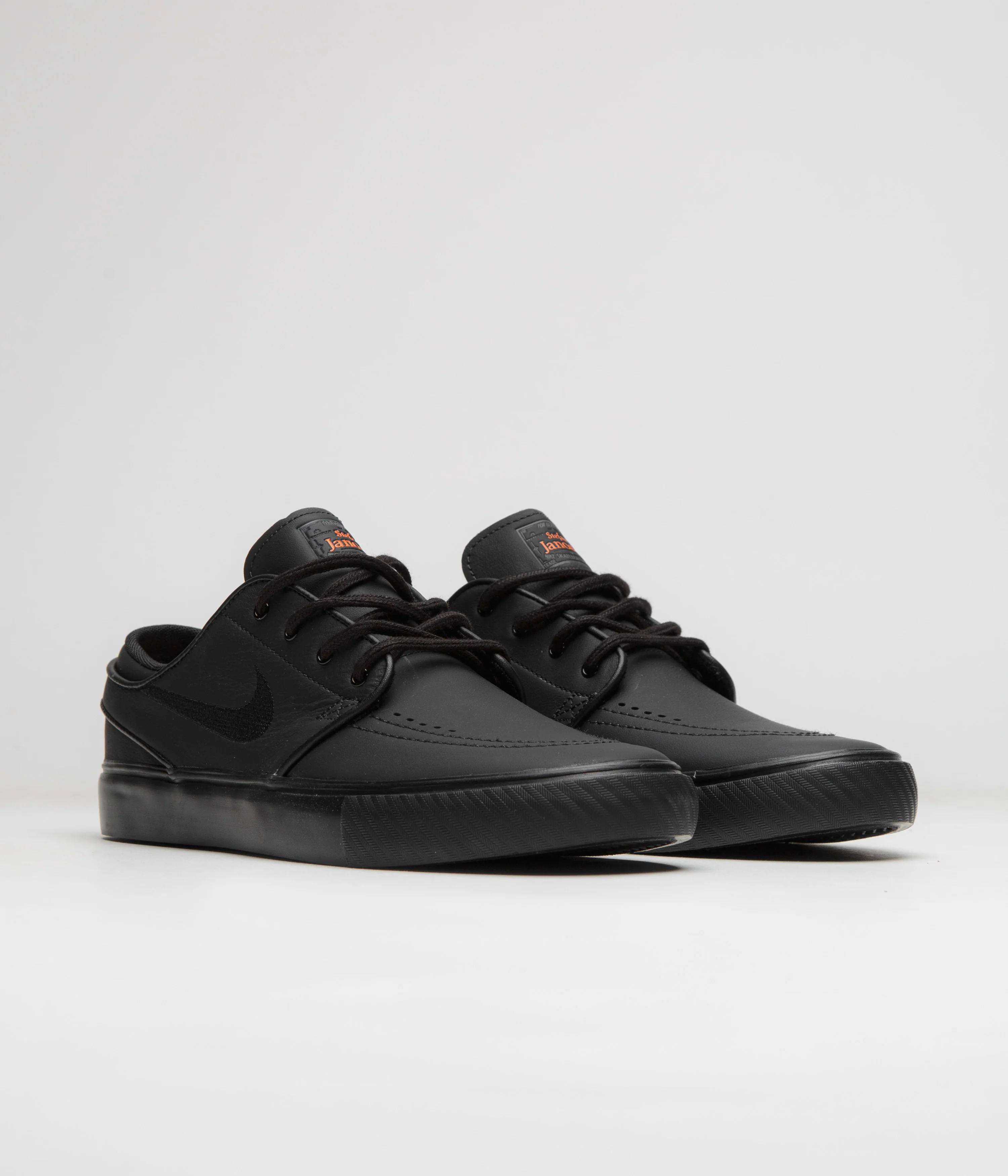 Nike SB Orange Label Janoski OG+ Shoes - Black / Black - Black - Black - Image 2
