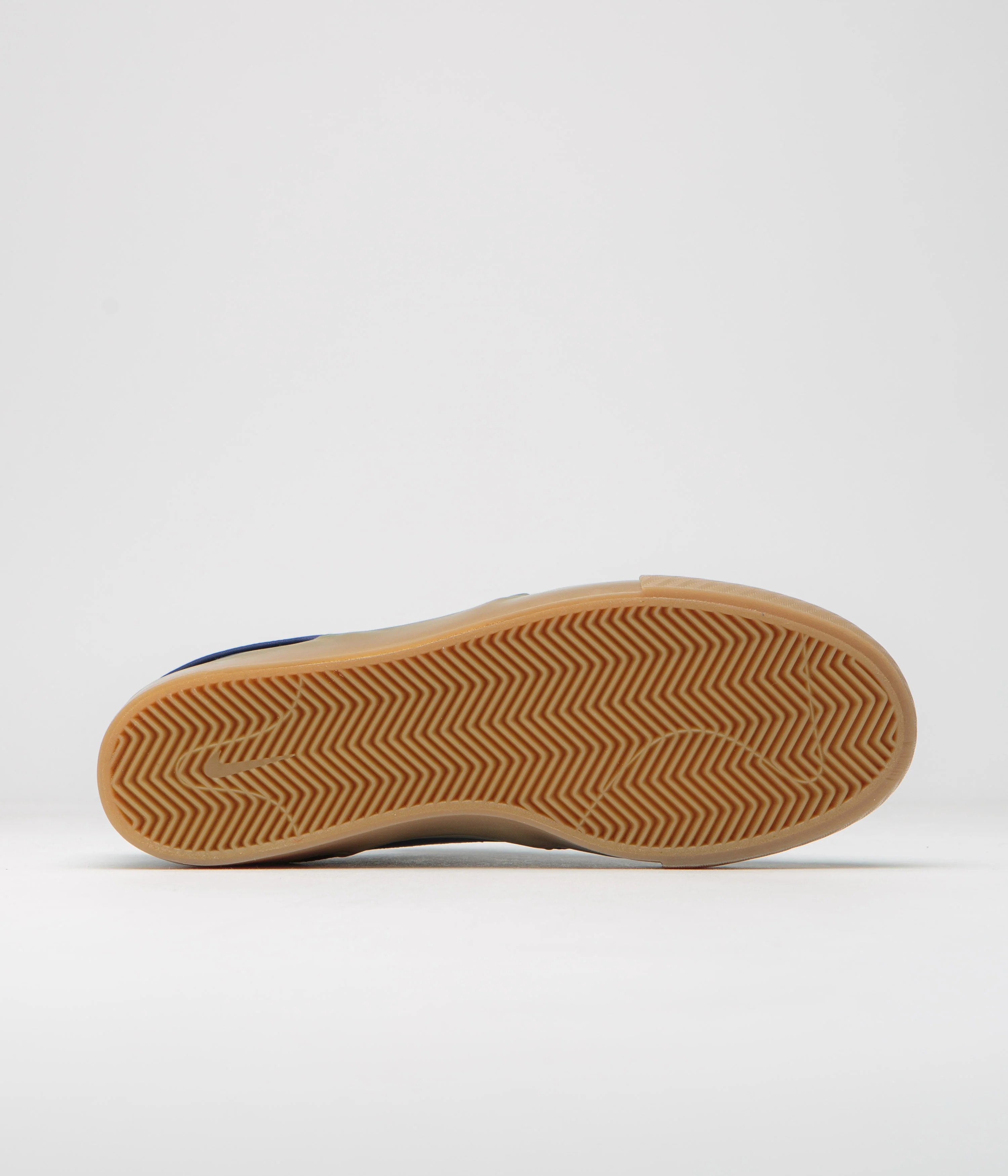 Nike SB Orange Label Janoski OG+ Shoes - Navy / White - Navy - Gum Light Brown - Image 6