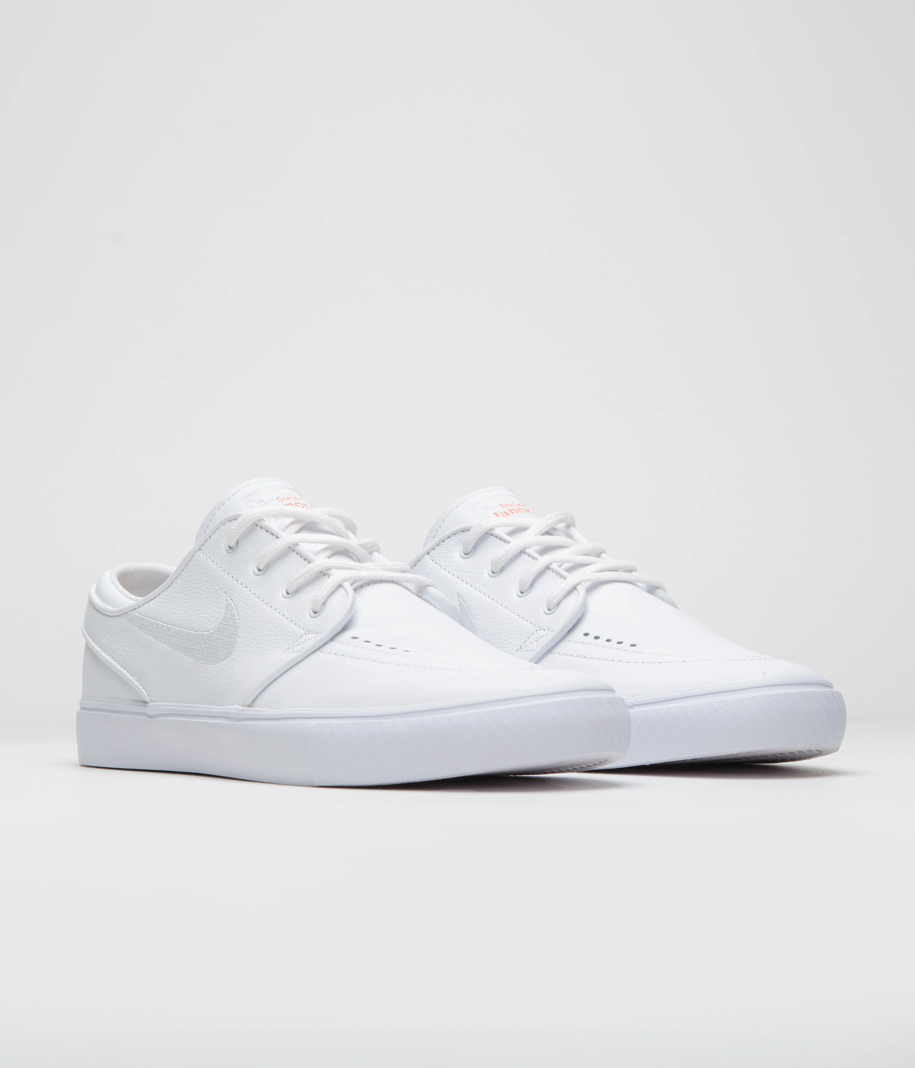 Nike SB Orange Label Janoski OG+ Shoes - White / White - White - White - Image 2