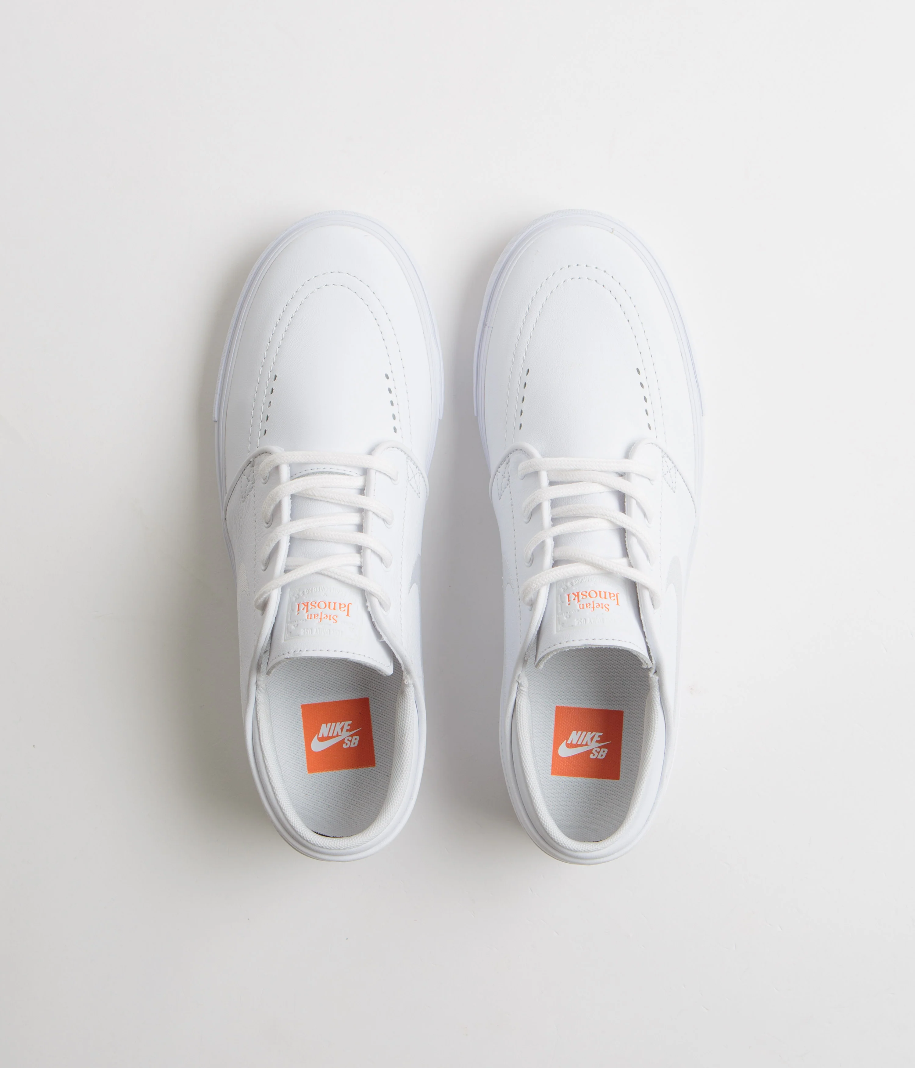 Nike SB Orange Label Janoski OG+ Shoes - White / White - White - White - Image 7