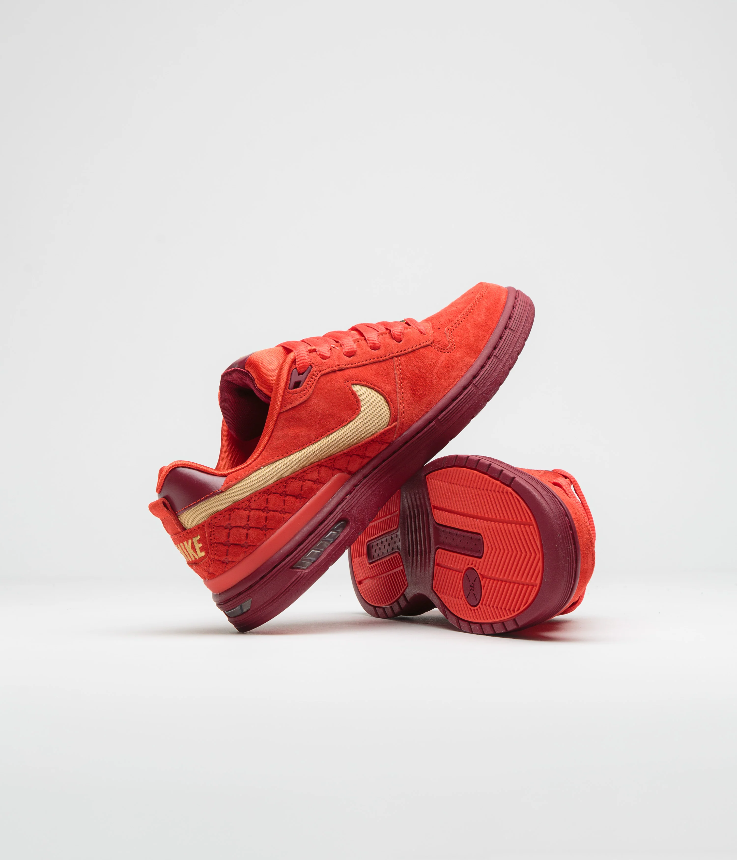 Nike SB P-Rod 1 OG Shoes - Habanero Red / Club Gold - Team Red - Image 5