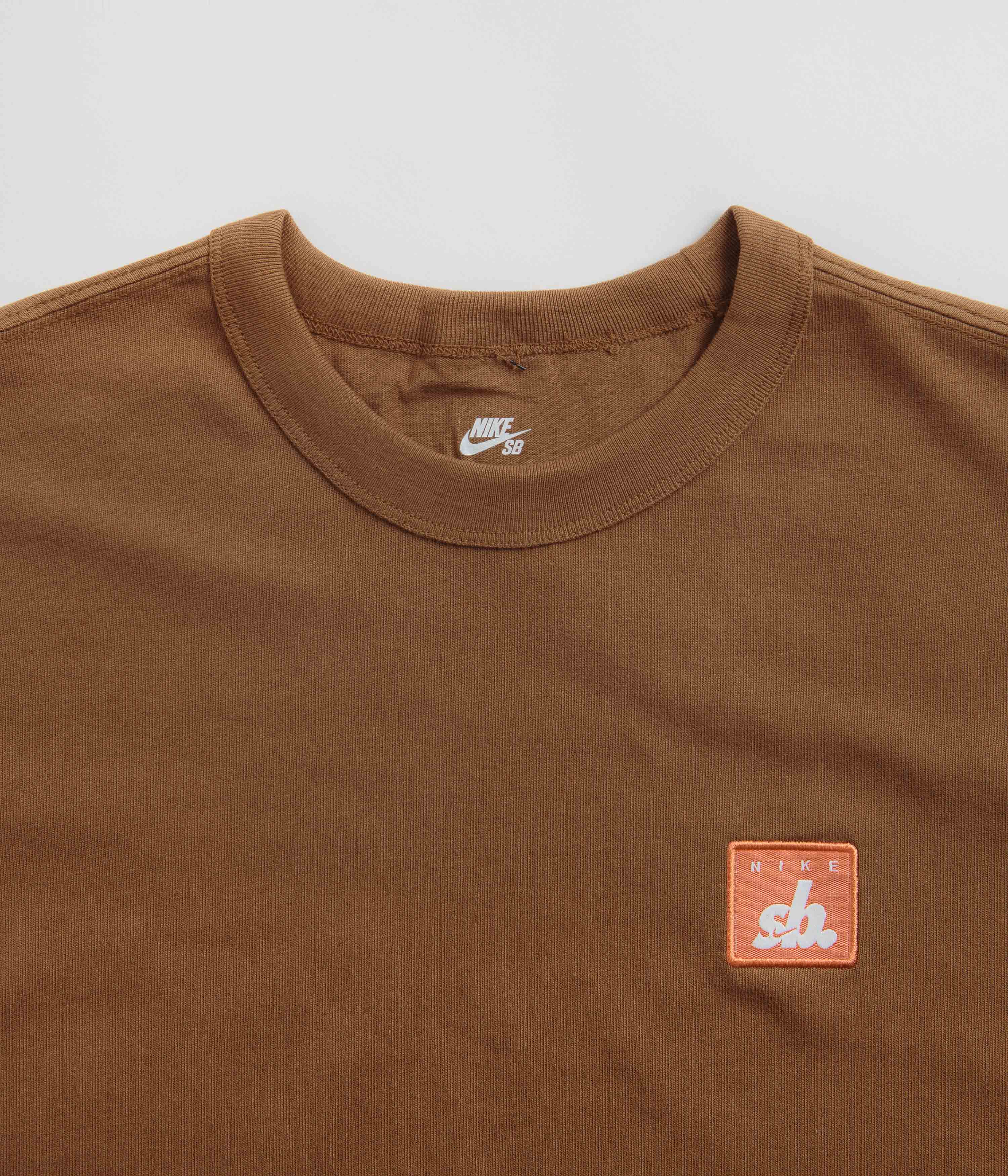 Nike SB Patch Logo T-Shirt - Light British Tan - Image 4