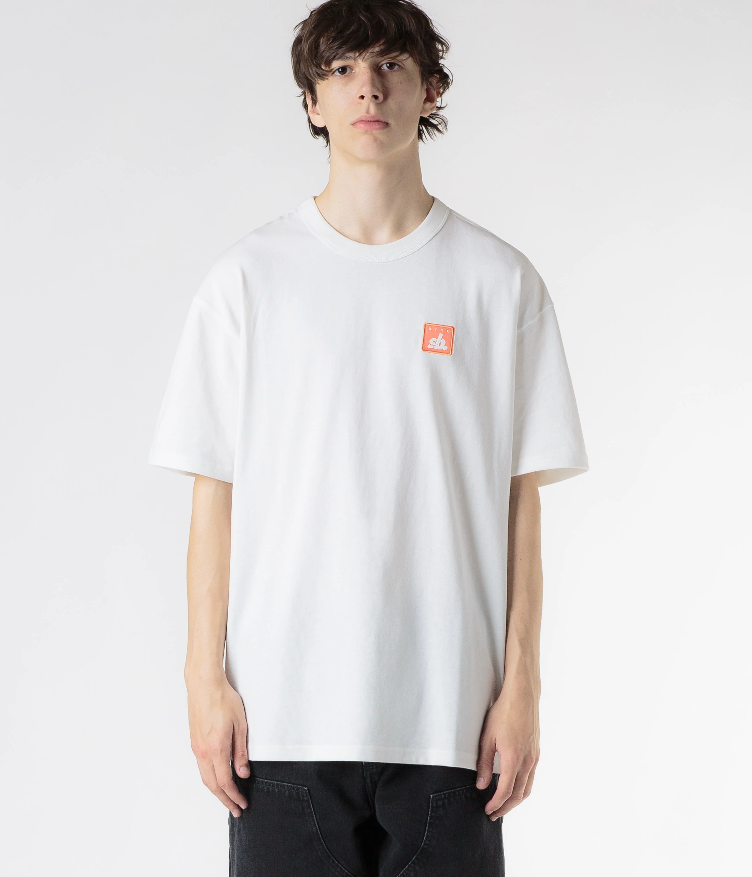Nike SB Patch Logo T-Shirt - White - Image 5
