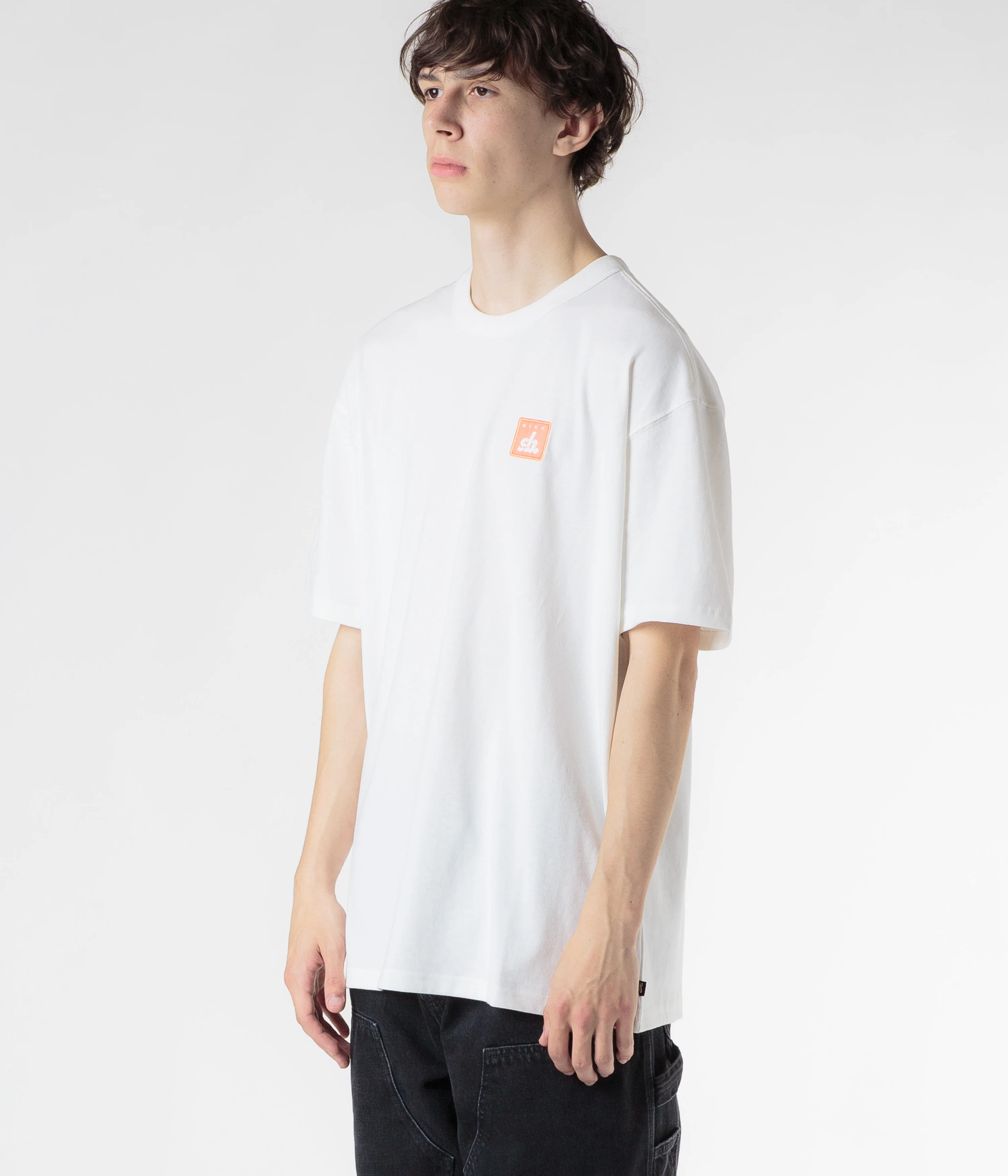 Nike SB Patch Logo T-Shirt - White - Image 6