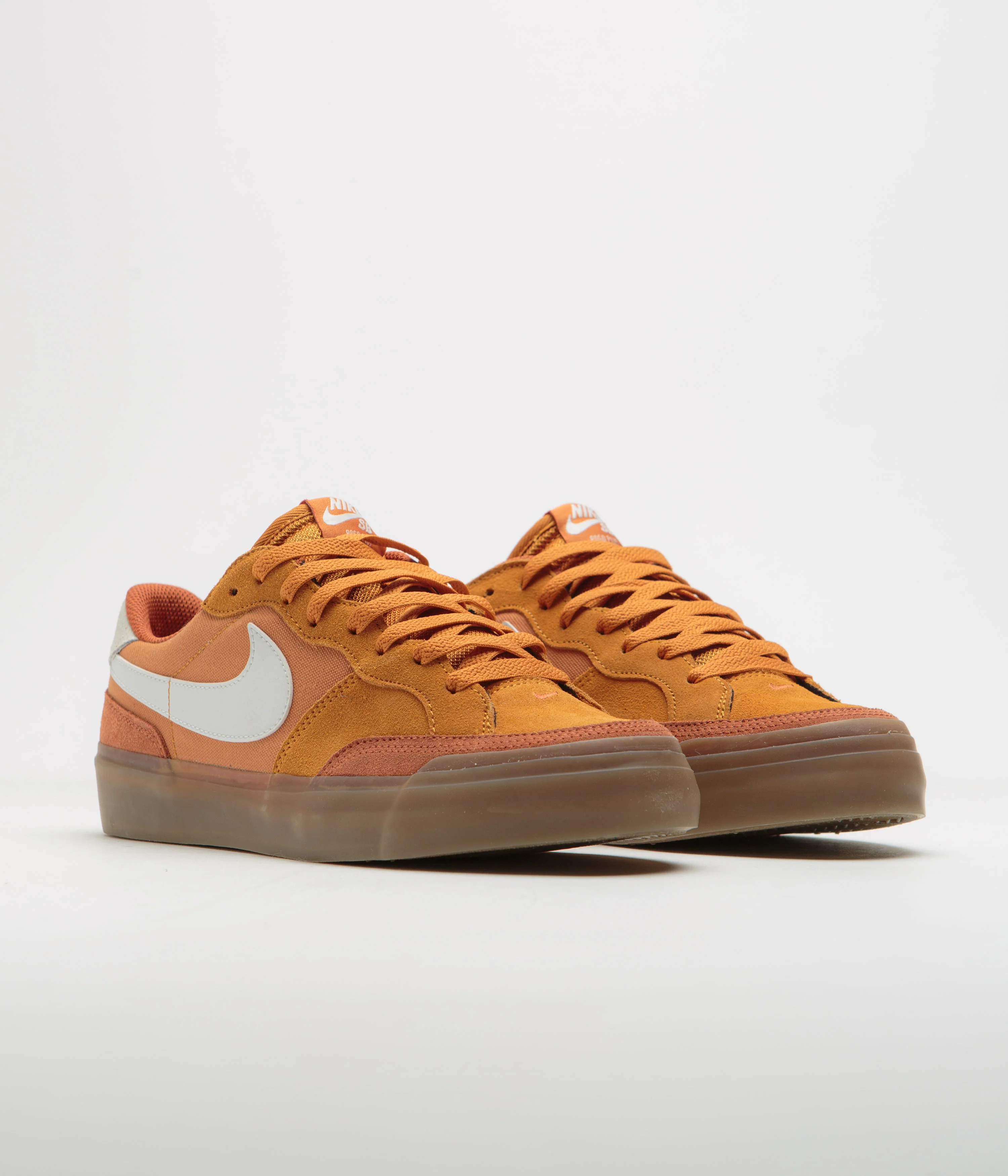 Nike SB Pogo Plus Shoes - Monarch / Summit White - Burnt Sunrise - Image 2