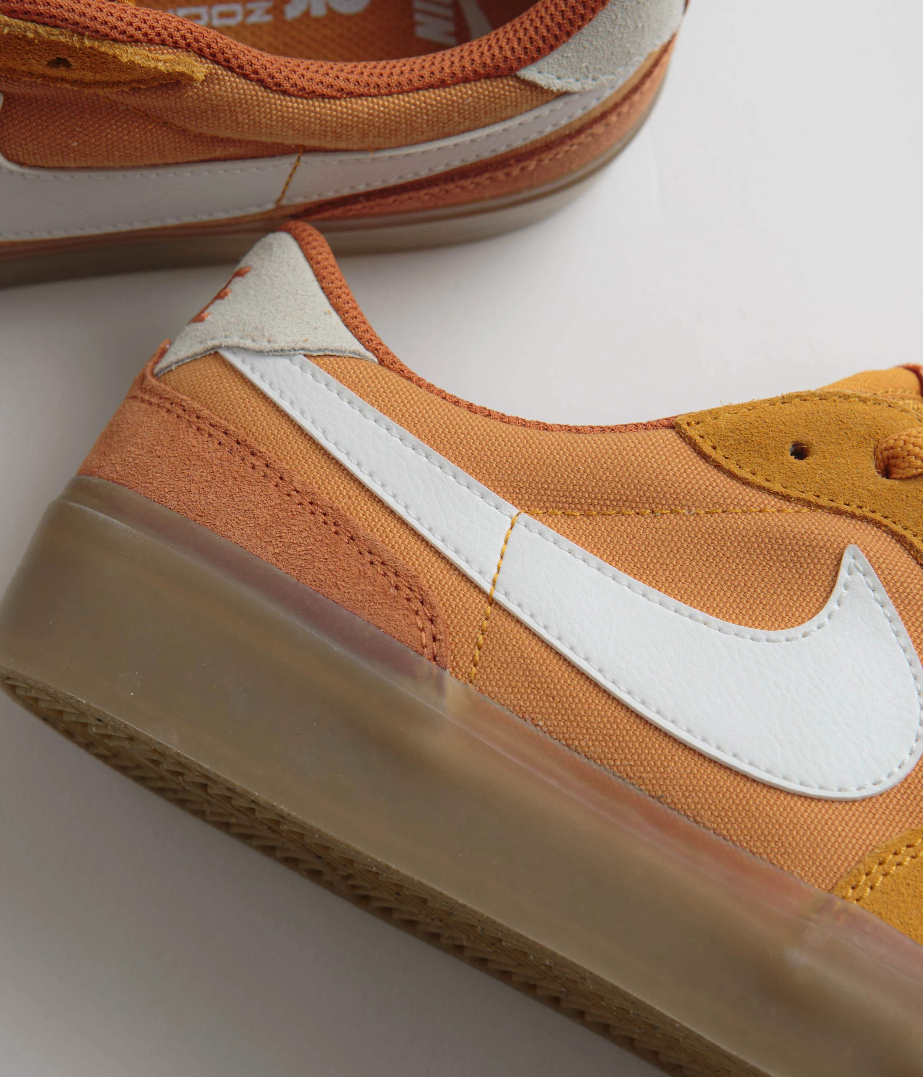 Nike SB Pogo Plus Shoes - Monarch / Summit White - Burnt Sunrise - Image 3